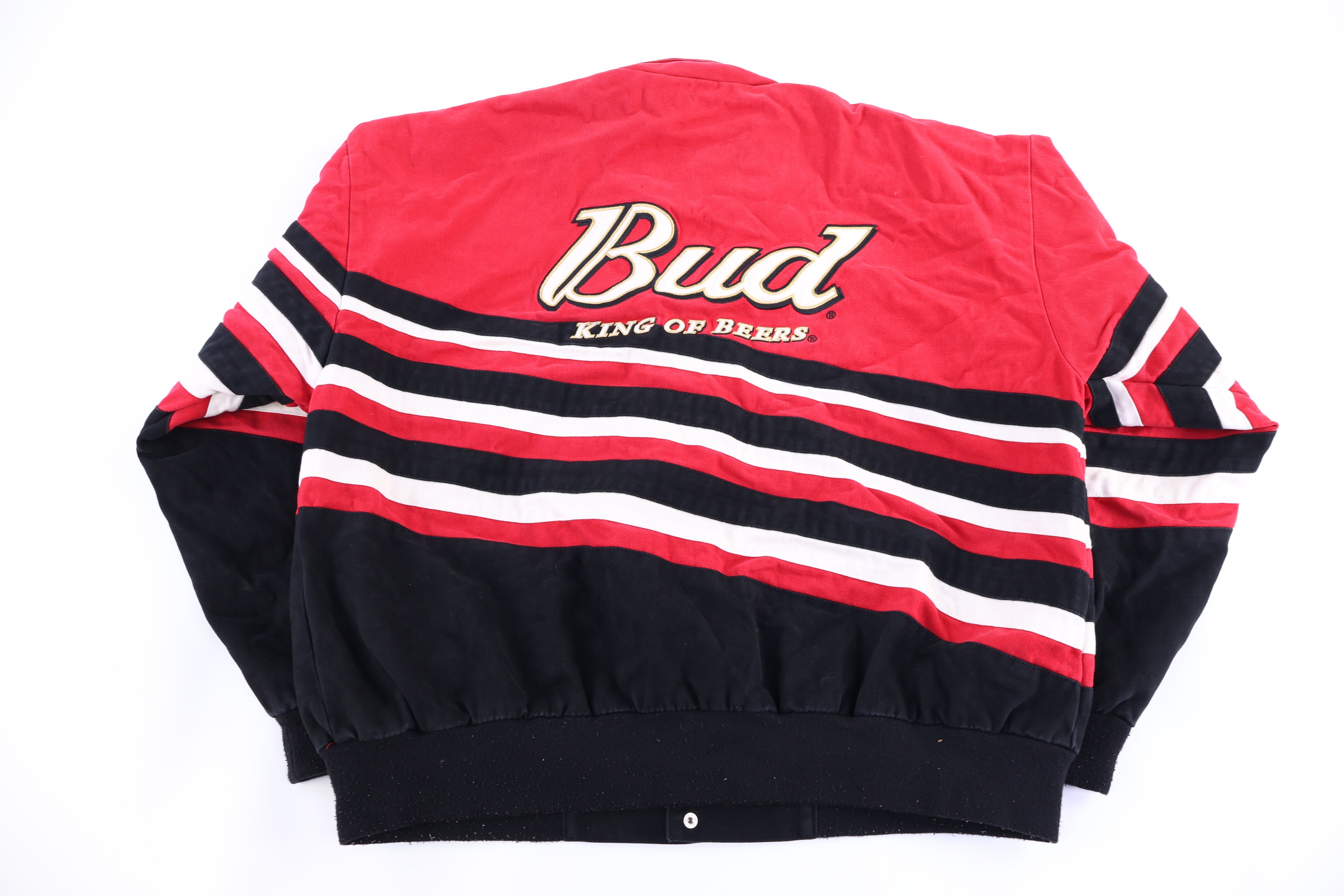 Vintage Nascar Dale Jr Budweiser Racing Jacket