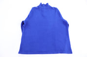 Polo Ralph Lauren Embroidered Logo Blue Quarter Zip Sweater