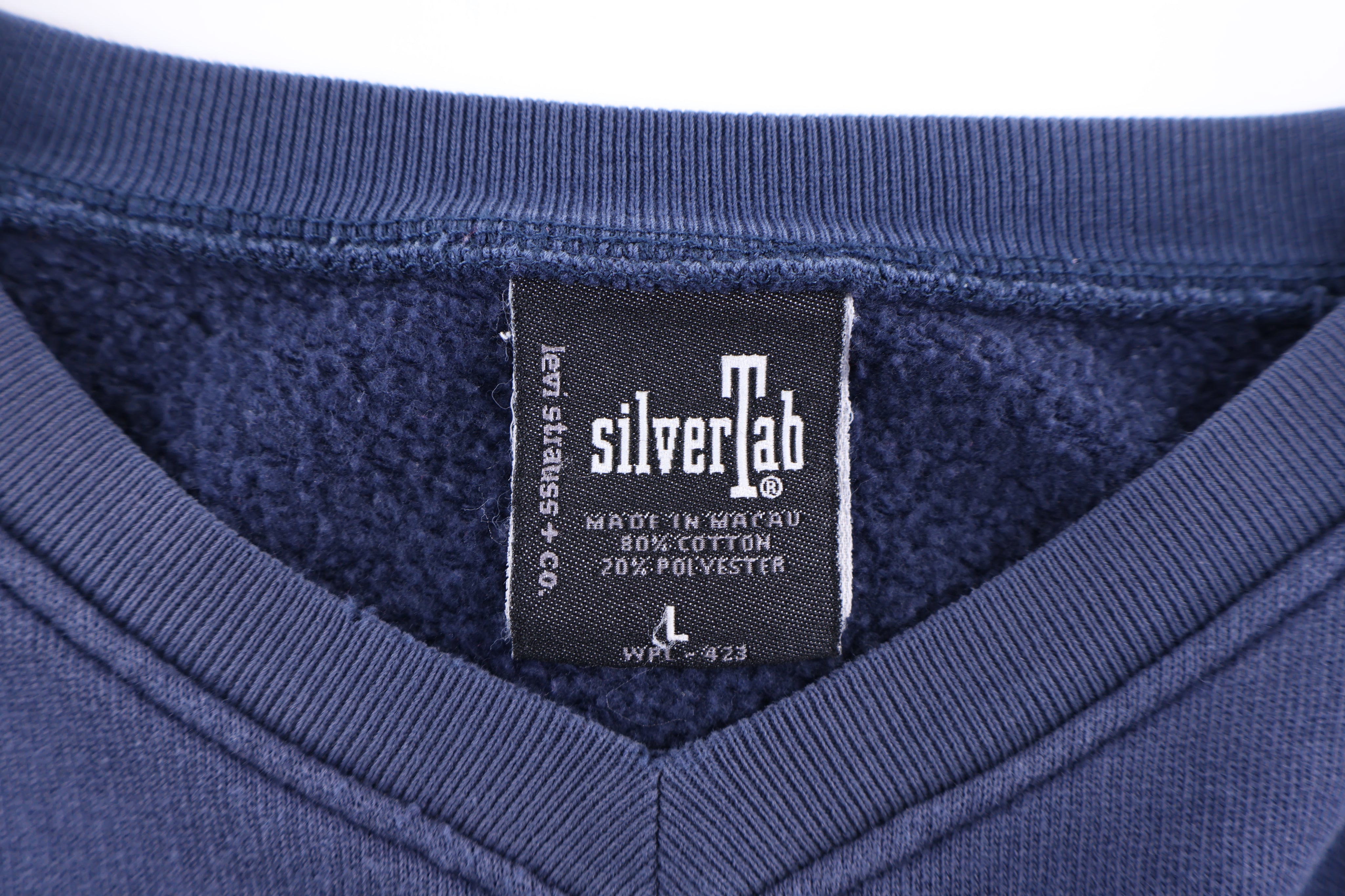 Vintage Silvertab Blue Pullover Sweater