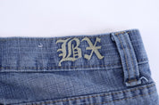 Brooklyn Xpress Medium Wash Denim Shorts