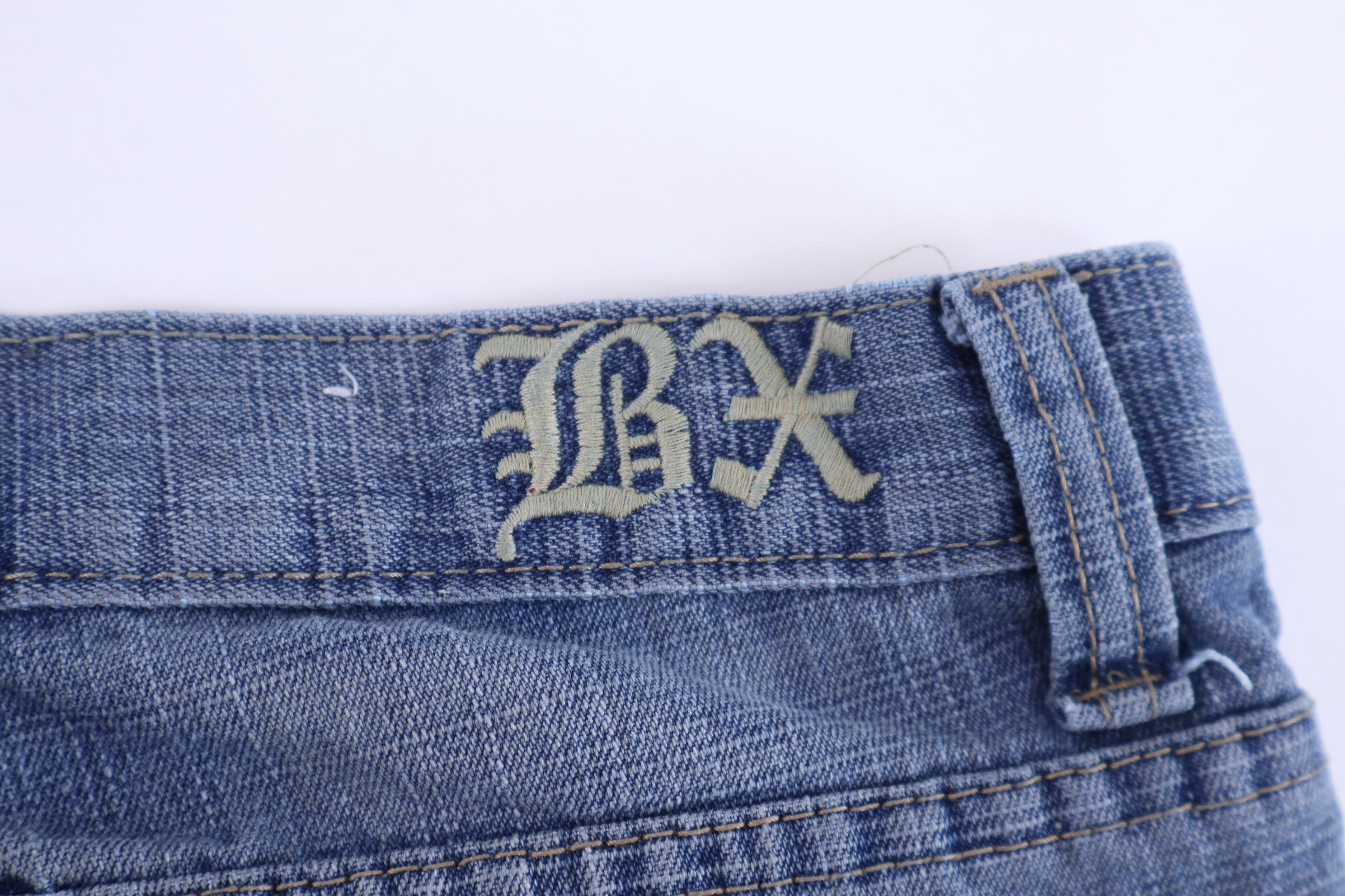 Brooklyn Xpress Medium Wash Denim Shorts