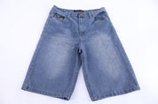 Brooklyn Xpress Medium Wash Denim Shorts
