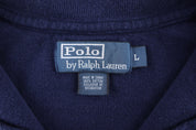Polo by Ralph Lauren Embroidered Logo Quarter Zip Sweater