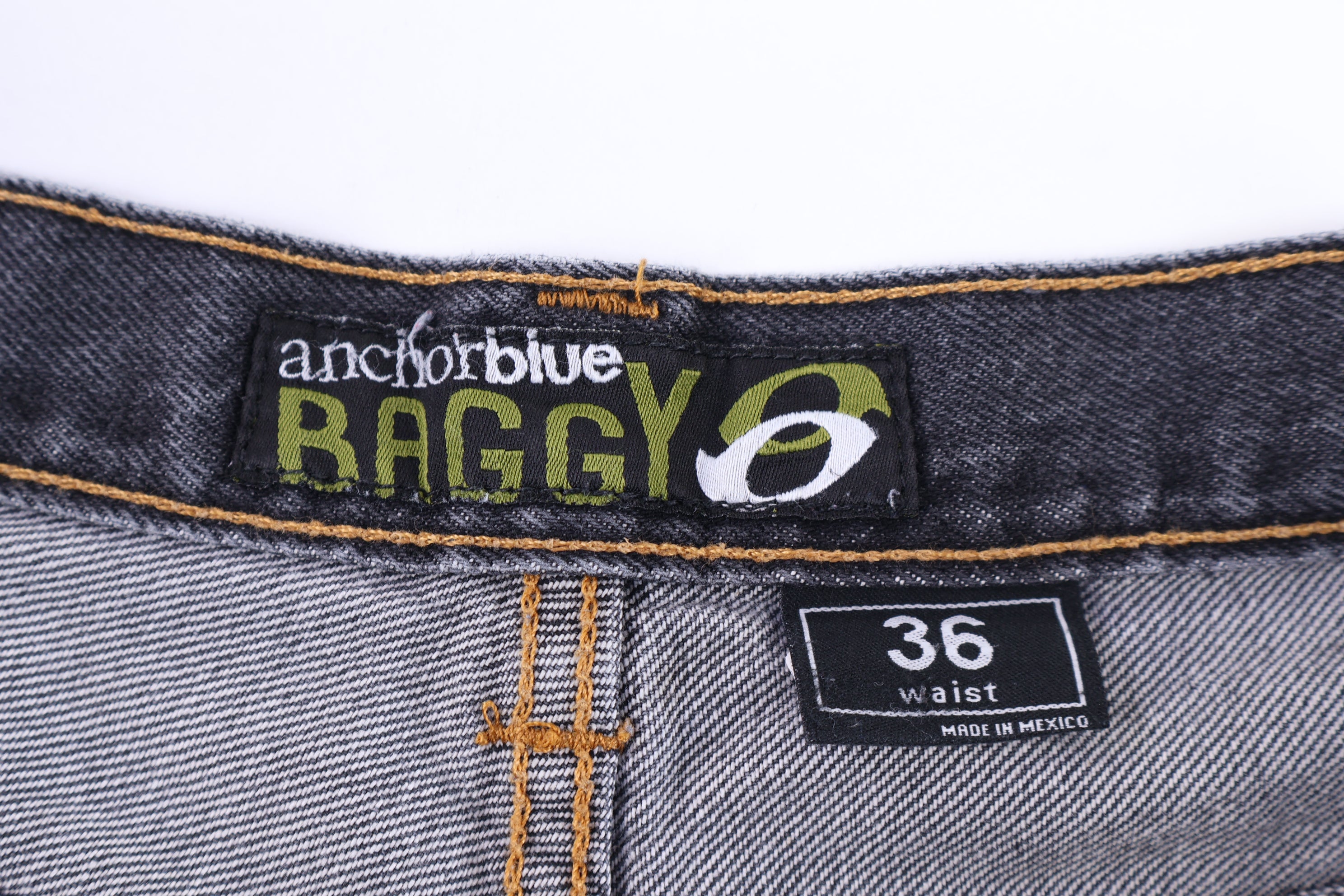 Anchor Blue Baggy Denim Shorts
