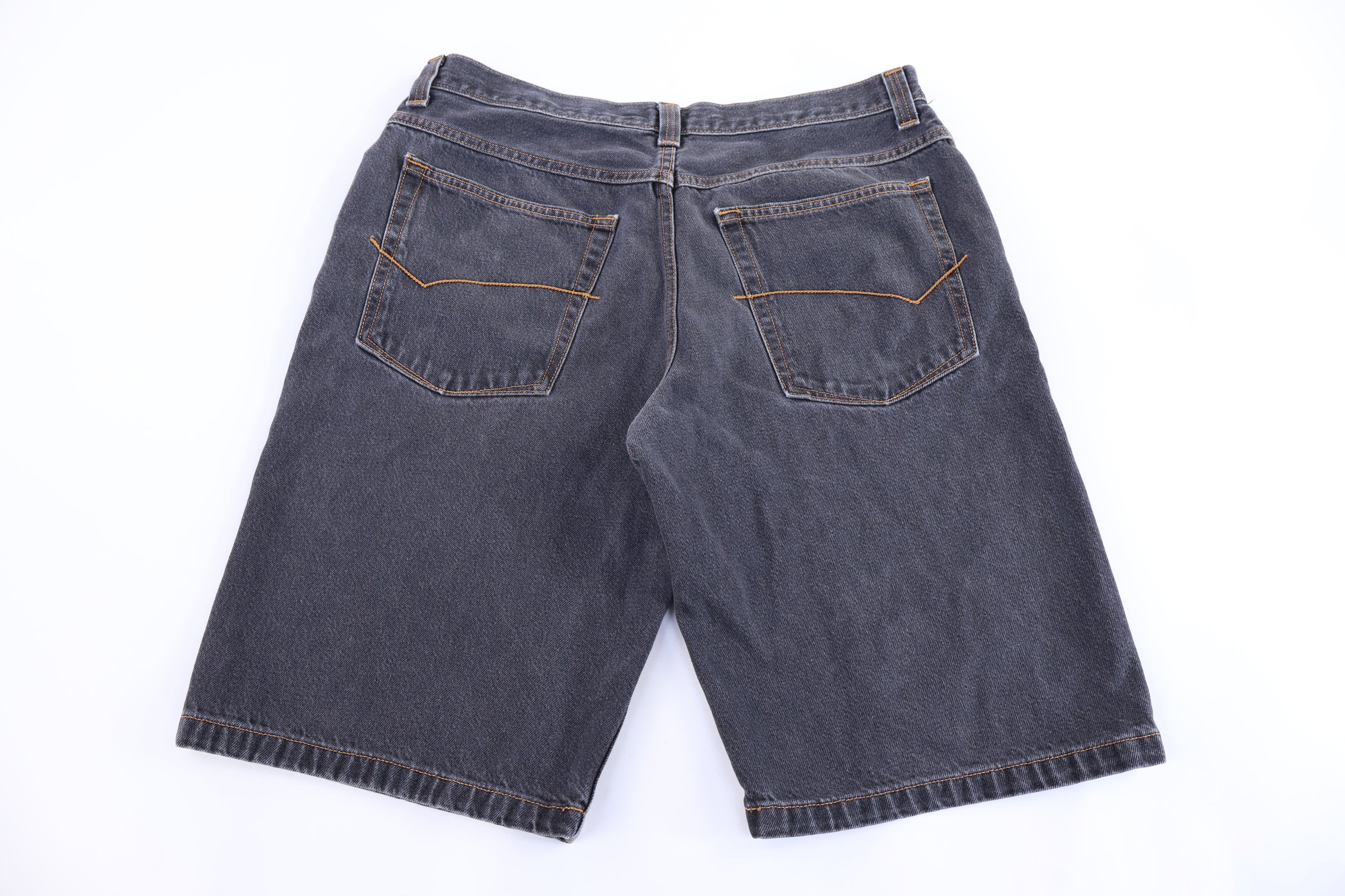 Anchor Blue Baggy Denim Shorts