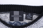 Vintage Expressions Multipattern Knit Sweater