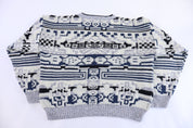 Vintage Expressions Multipattern Knit Sweater