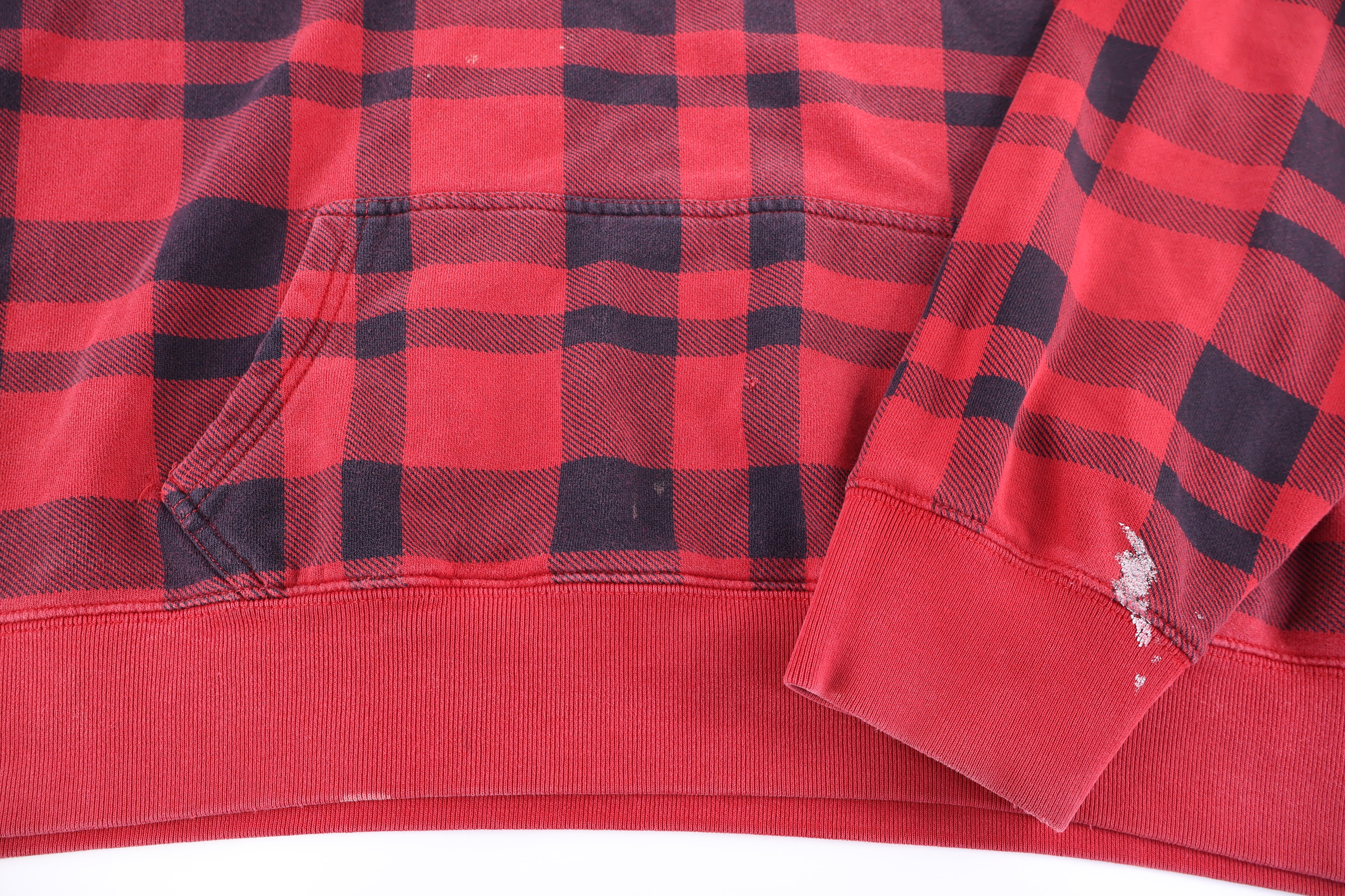 Polo by Ralph Lauren Plaid Pattern Pullover Hoodie