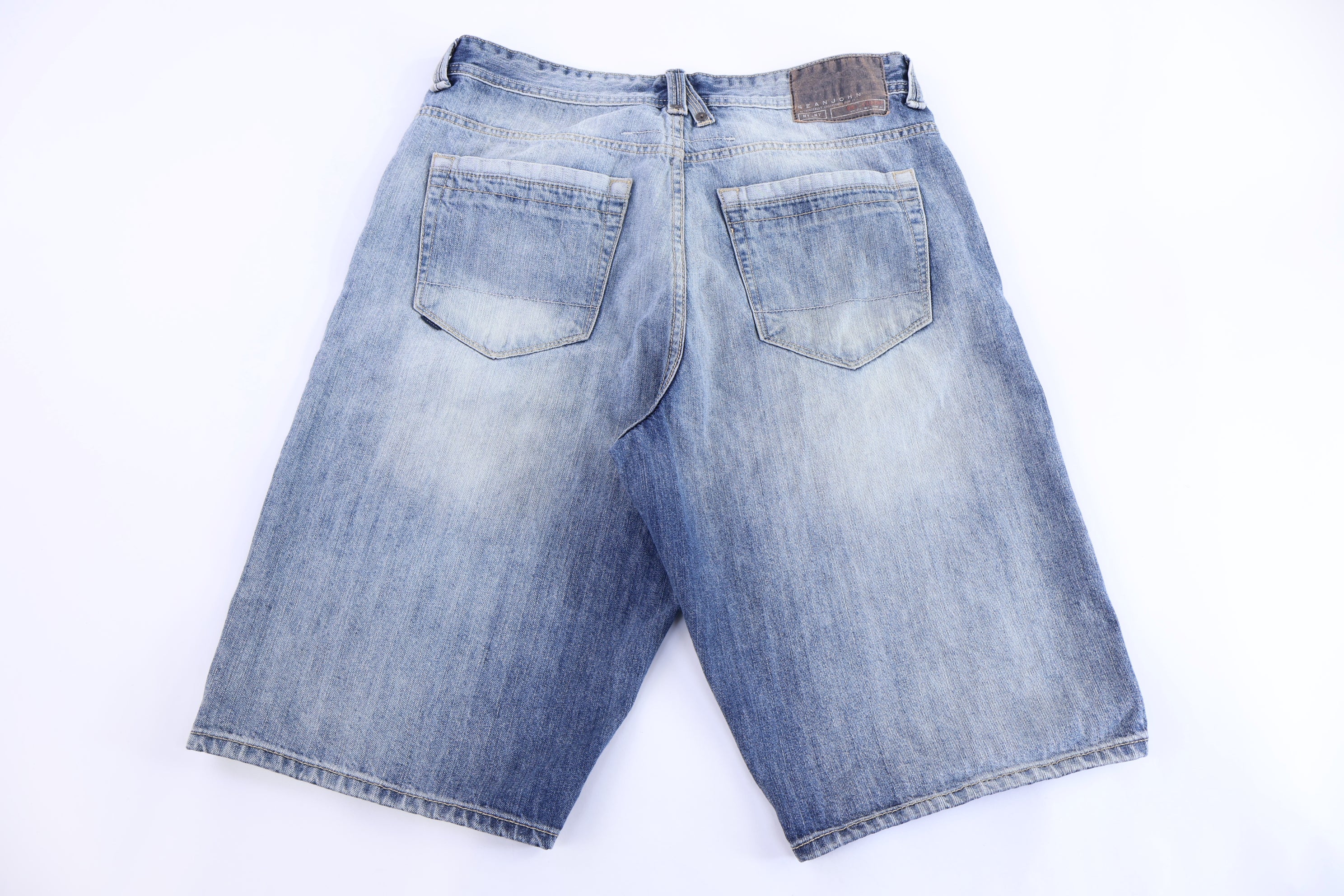 Sean John Light Wash Denim Shorts