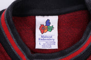 90's Chicago Bulls Basketball Embroidered Sweatshirt