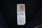 Carhartt Logo Patch Blue Full Zip Jacket