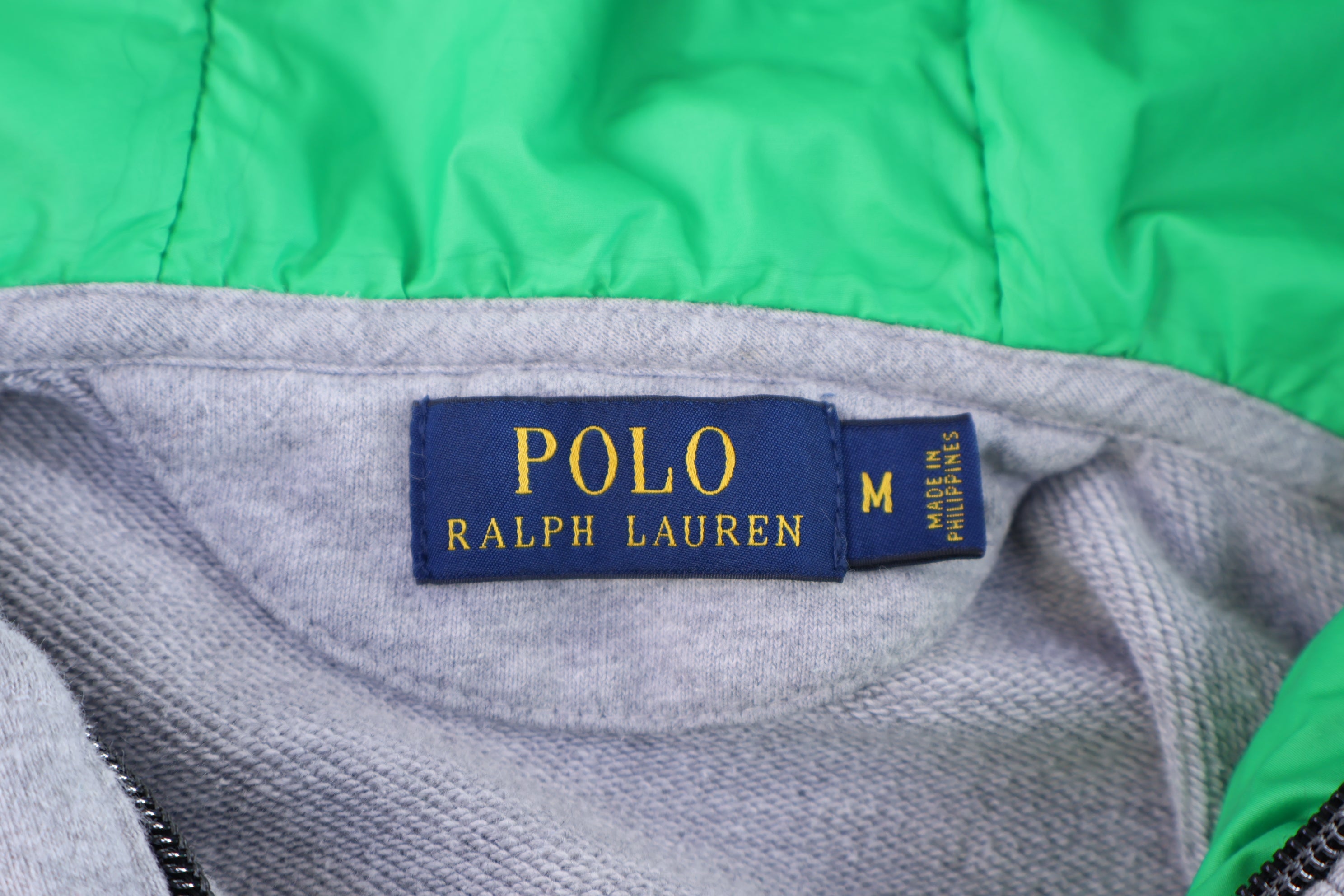 Polo Ralph Lauren Embroidered Logo Grey Full Zip Jacket