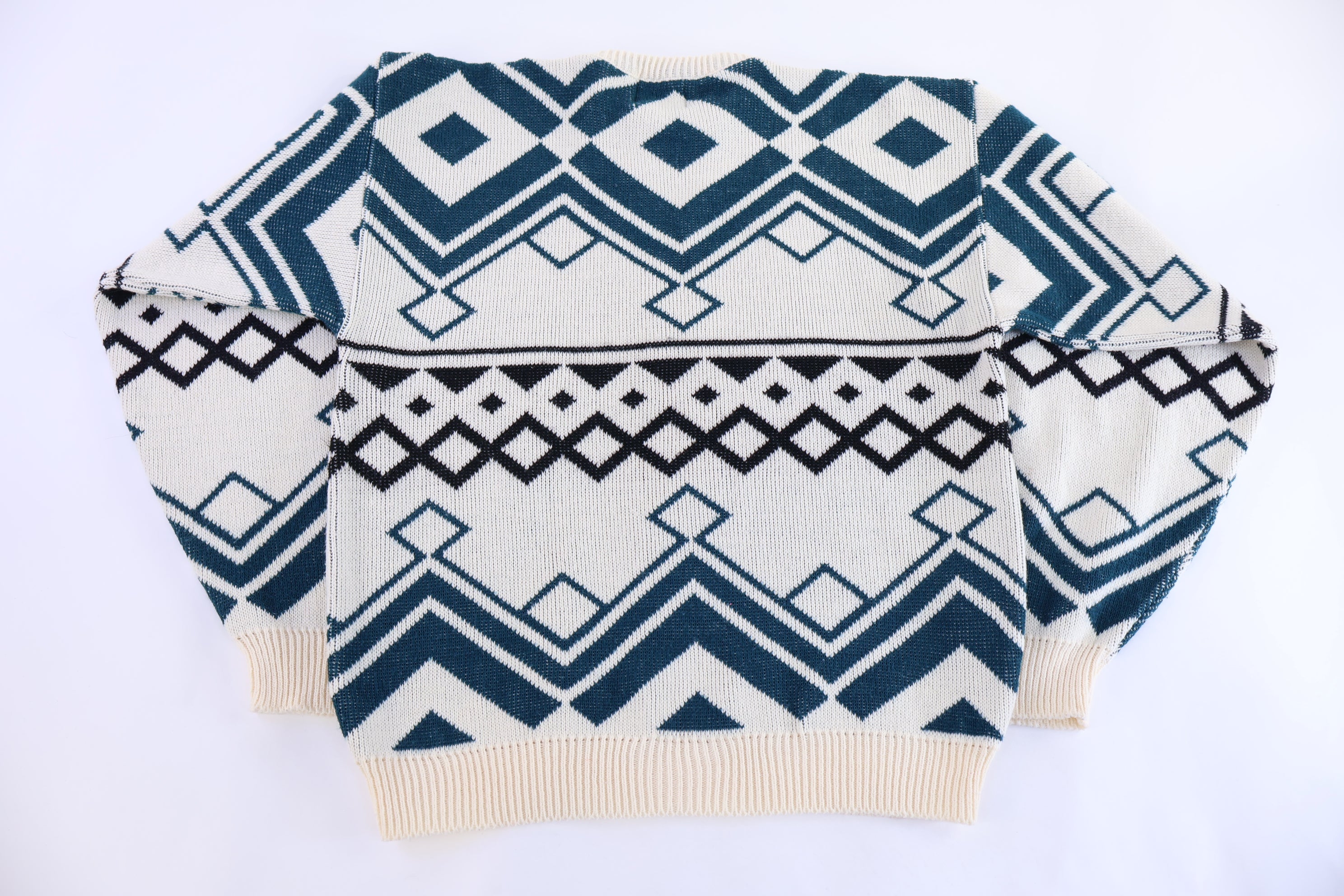 90's Robert Bruce Multipattern Knit Sweater