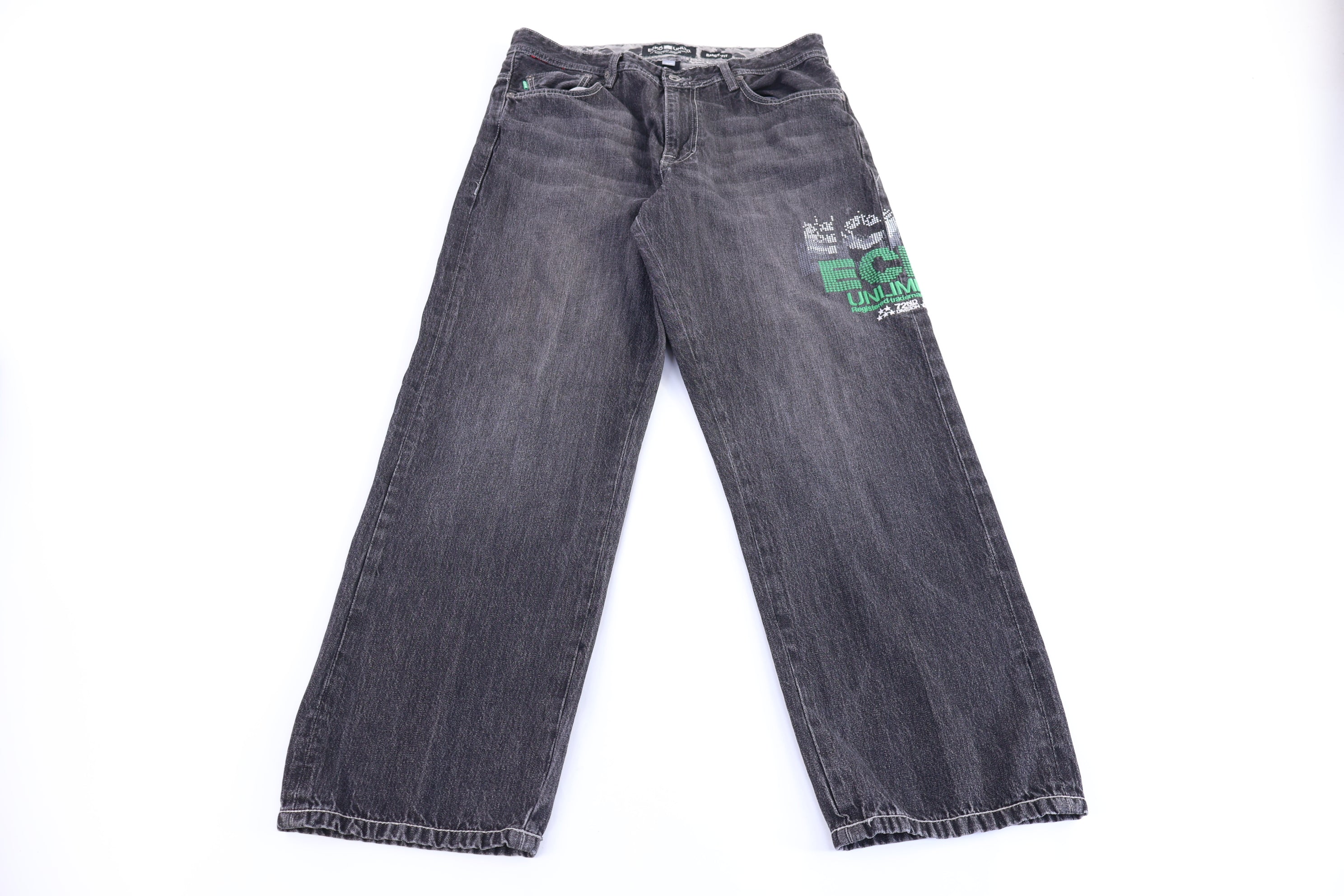 Y2K Ecko Unlimited Embroidered Denim Jeans