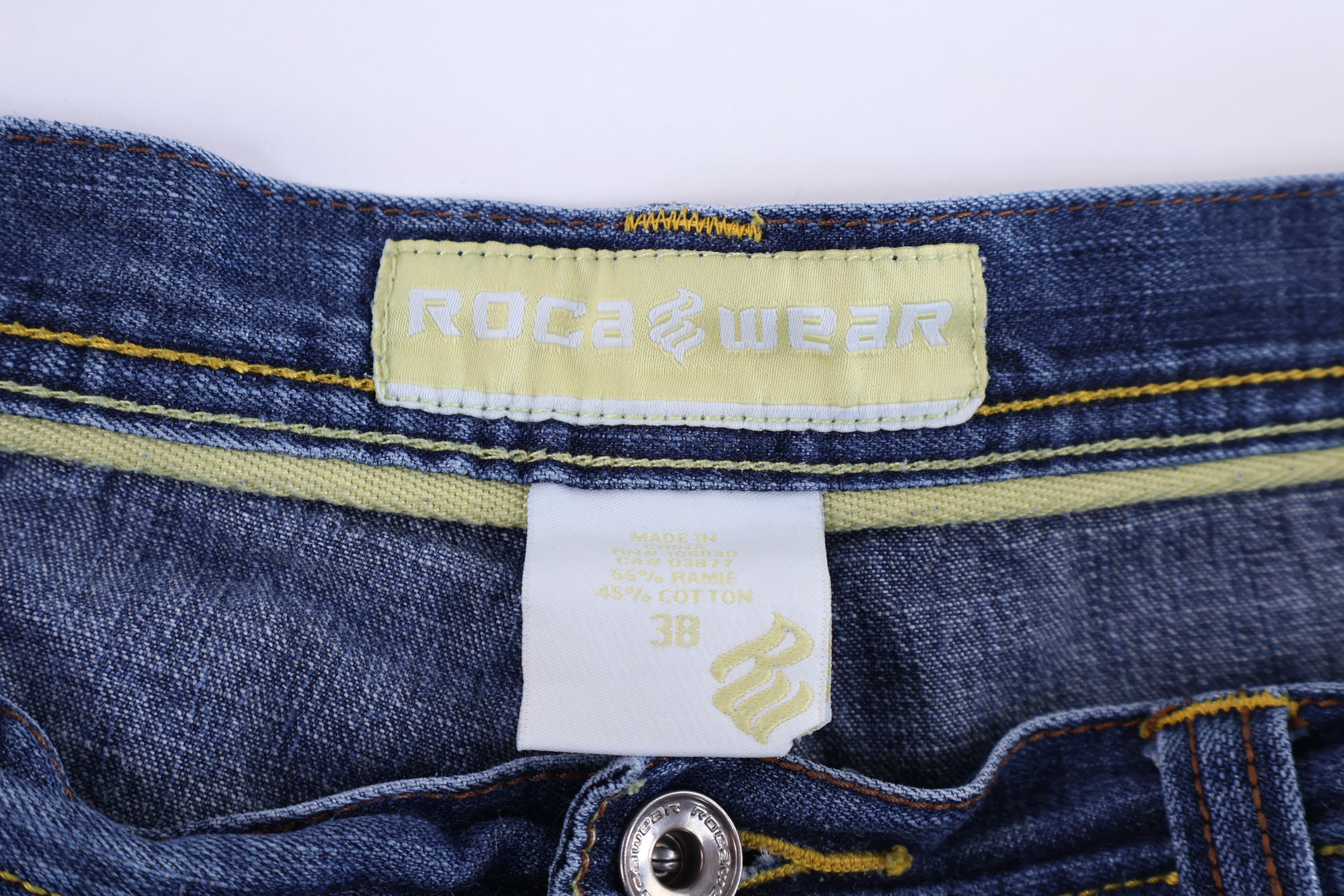 Rocawear Medium Wash Denim Shorts