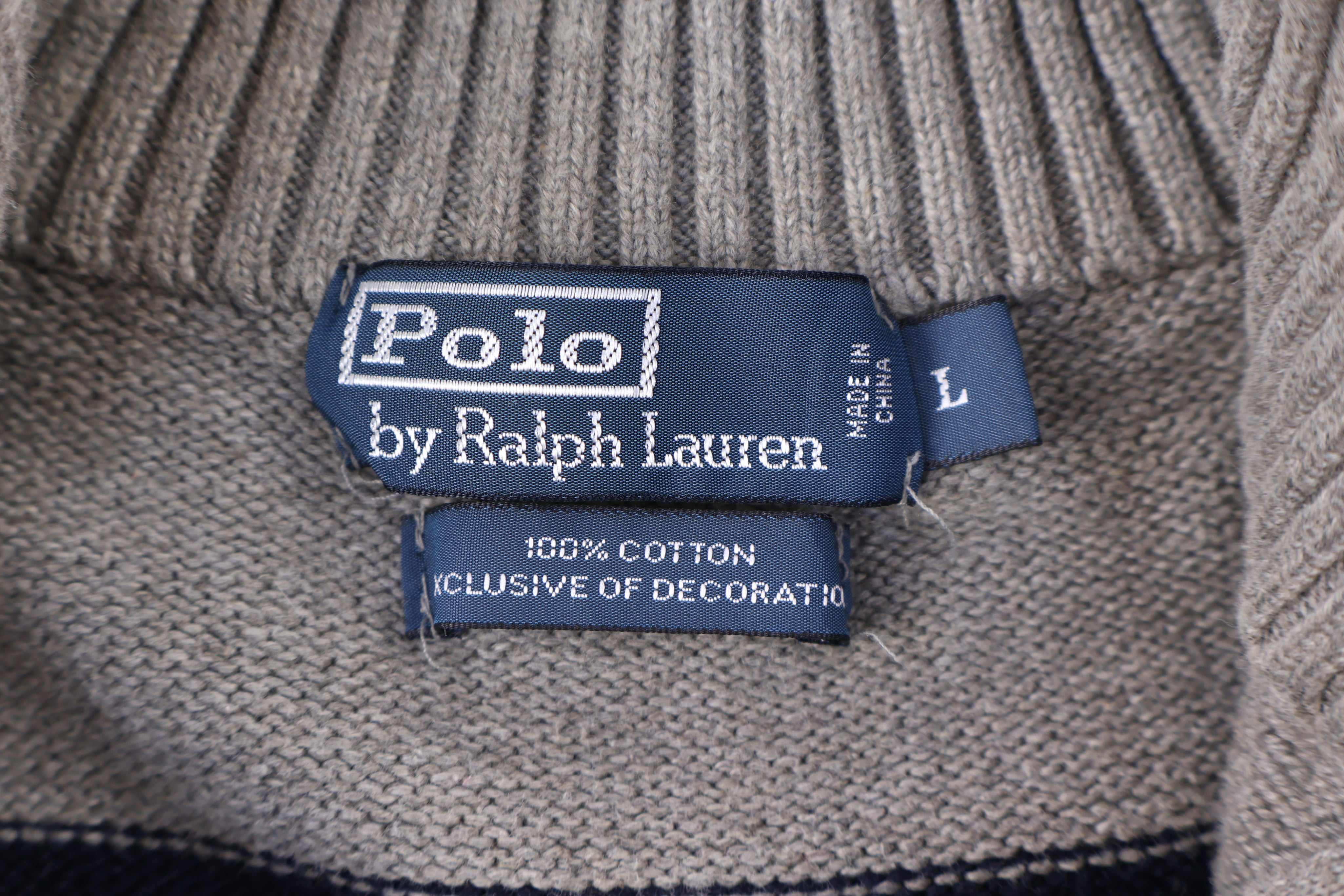 Polo by Ralph Lauren Embroidered Logo Quarter Zip Pullover