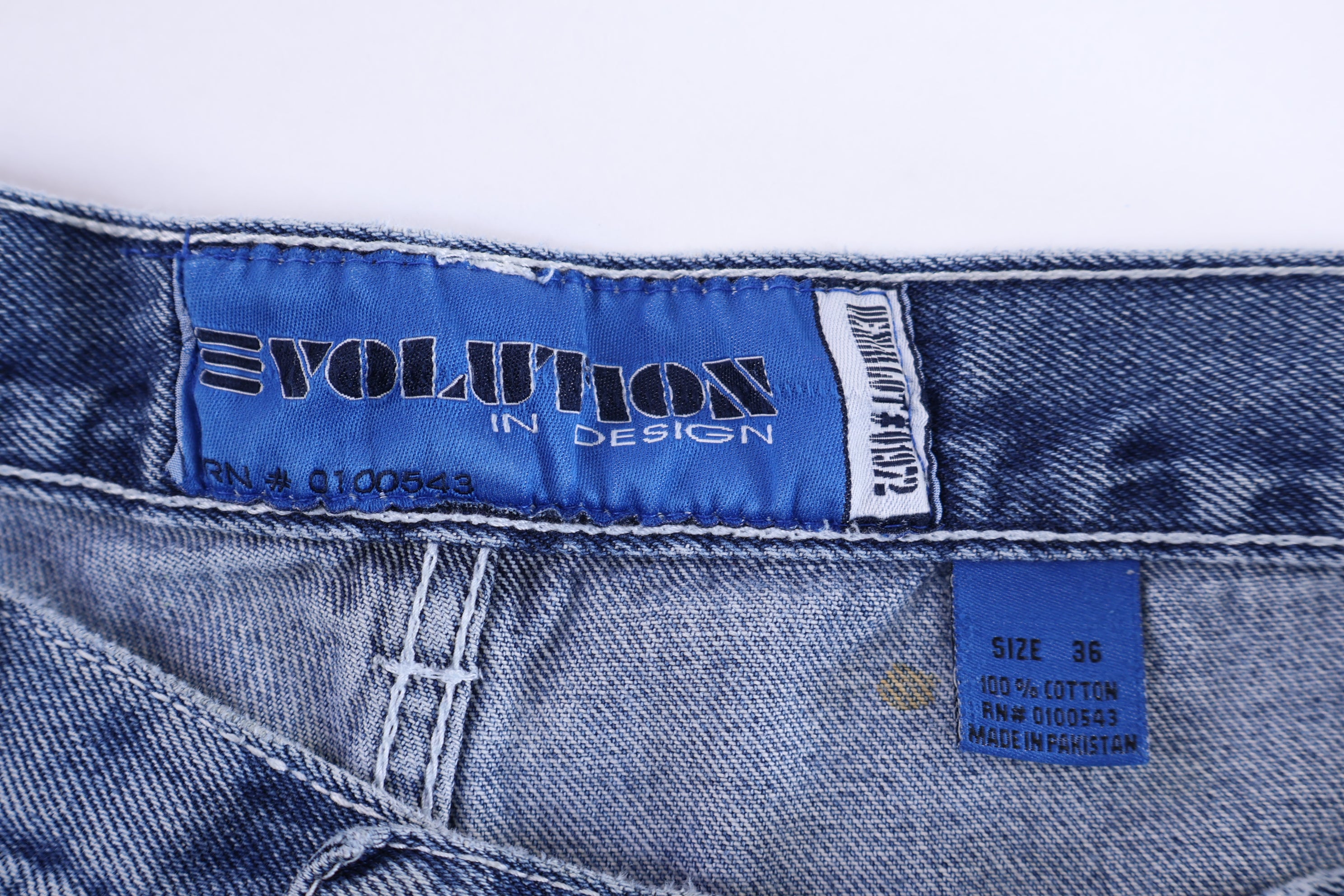 Evolution Denim Light Wash Denim Shorts
