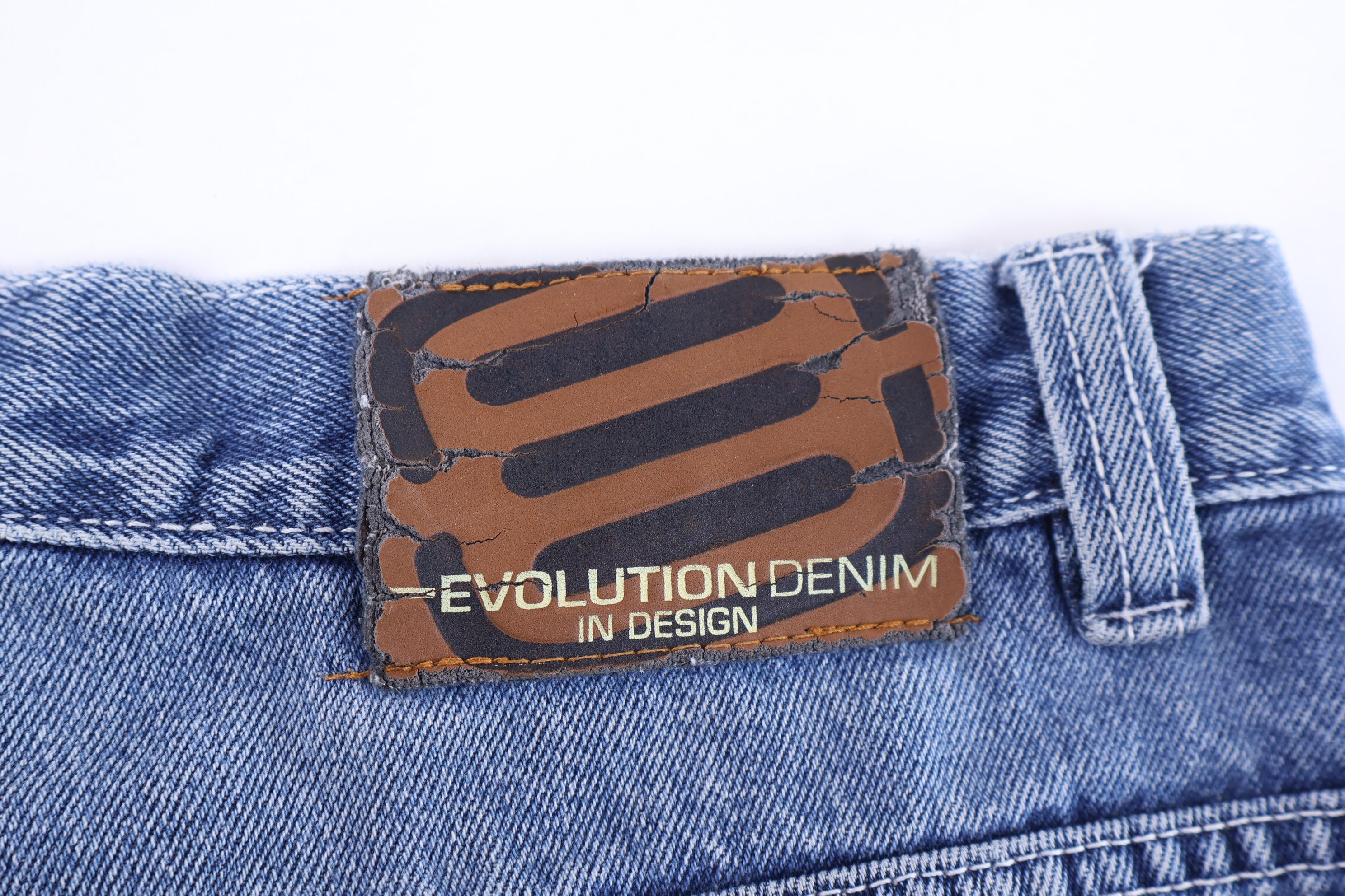 Evolution Denim Light Wash Denim Shorts