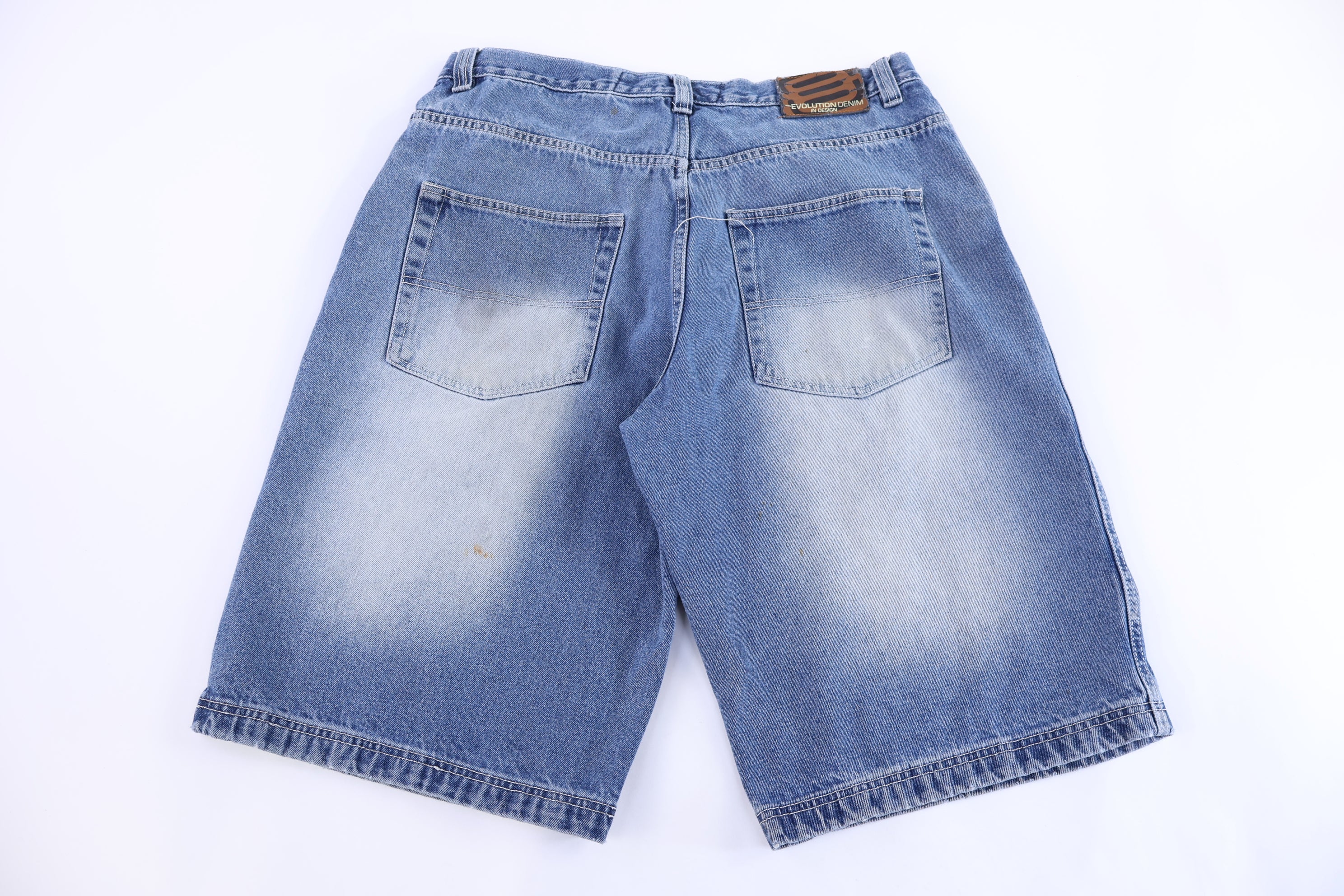 Evolution Denim Light Wash Denim Shorts