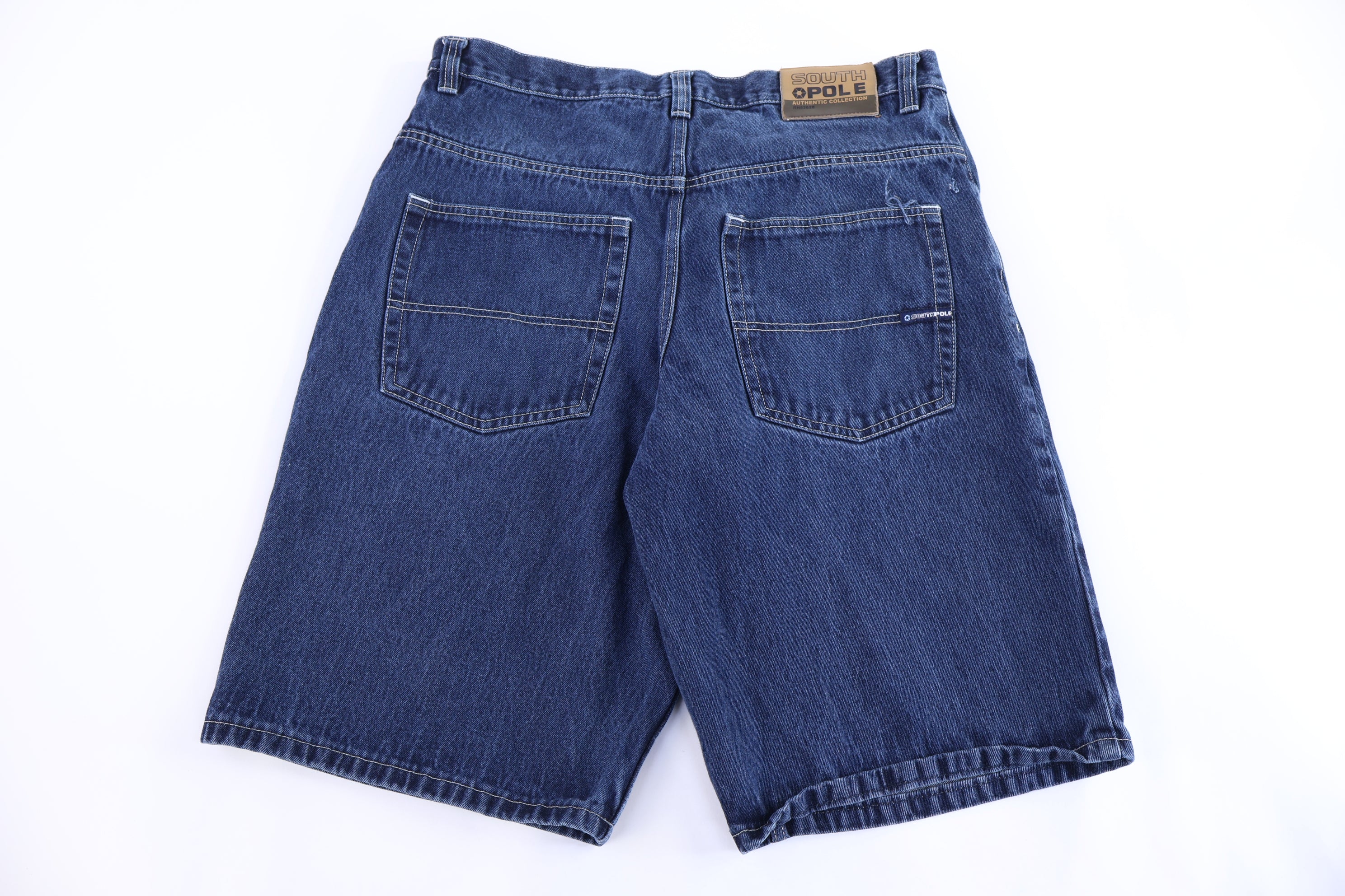 Southpole Dark Wash Denim Shorts