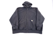 Carhartt Logo Patch Black Full Zip Jacket