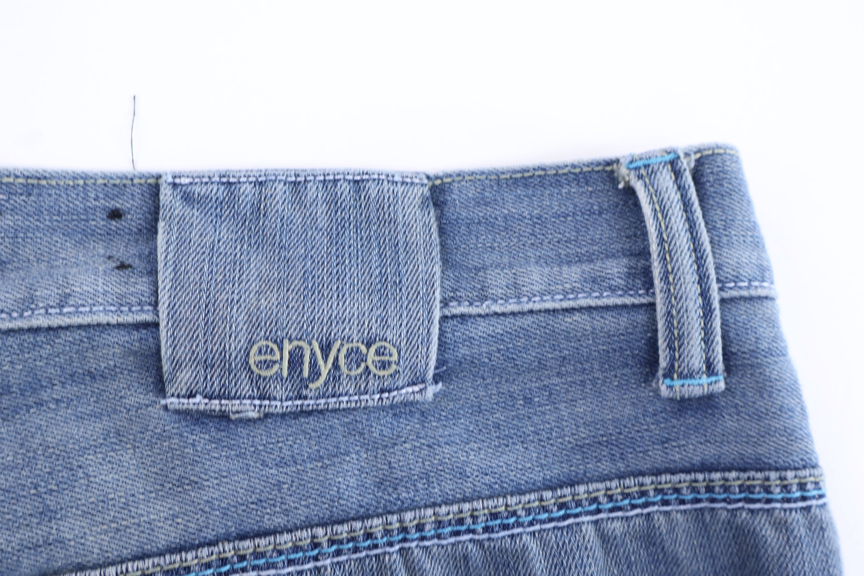 Y2K Enyce Light Wash Denim Shorts