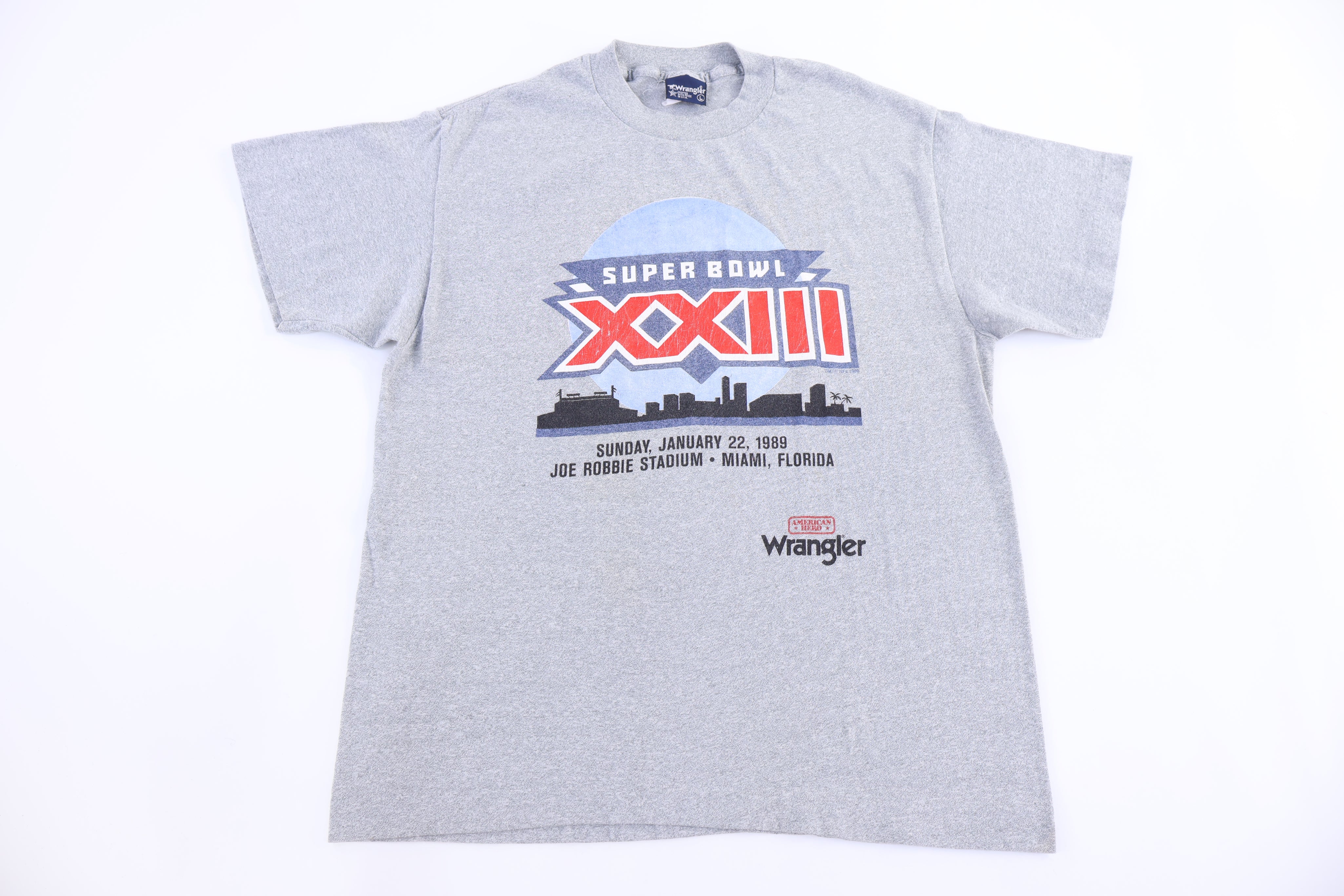 1989 Wrangler Super Bowl XXIII T-shirt