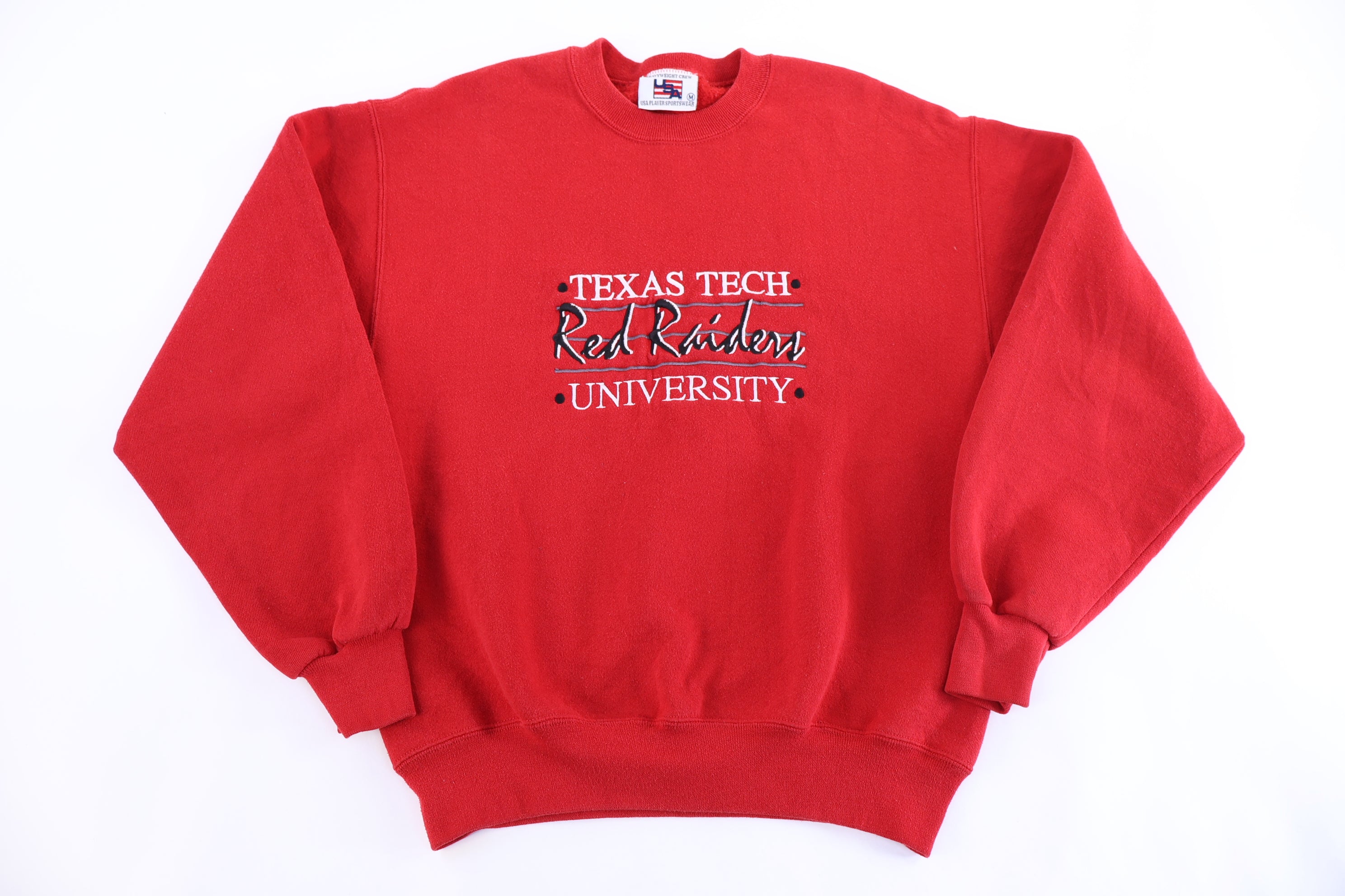 90's Texas Tech University Embroidered Sweatshirt