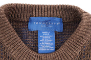 Vintage Towncrfat Brown Knit Sweater