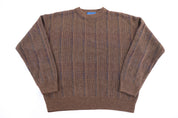 Vintage Towncrfat Brown Knit Sweater