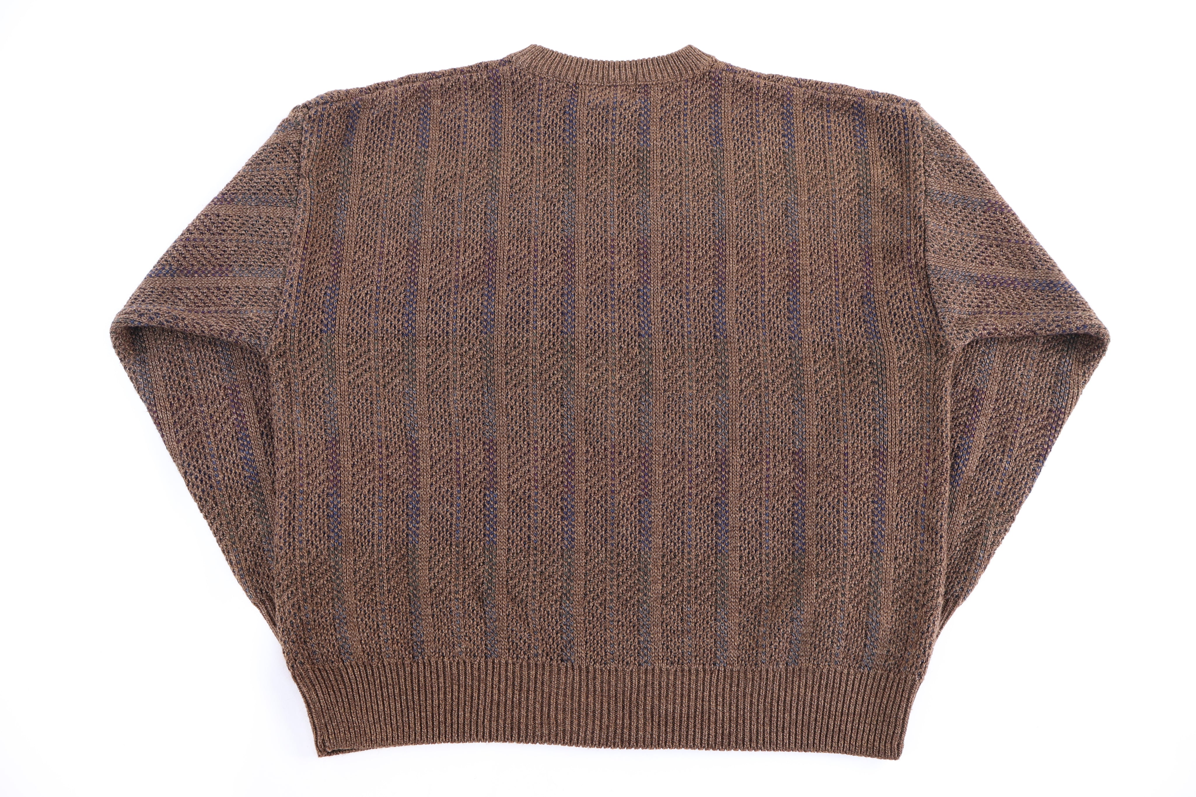 Vintage Towncrfat Brown Knit Sweater