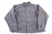 Vintage Nautica Grey Denim Trucker Jacket