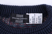 Vintage Expressions Multipattern Knit Sweater
