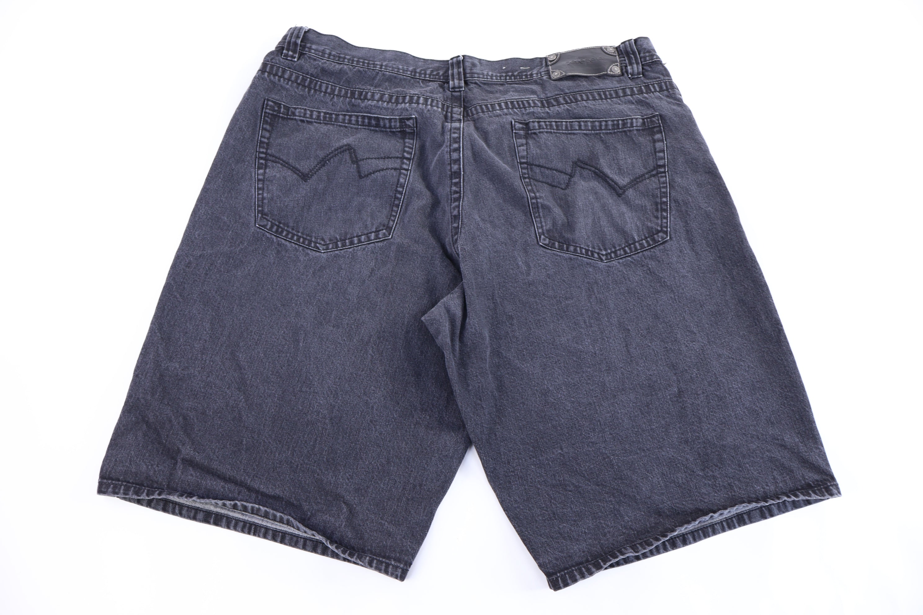 Pelle Pelle Black Denim Shorts
