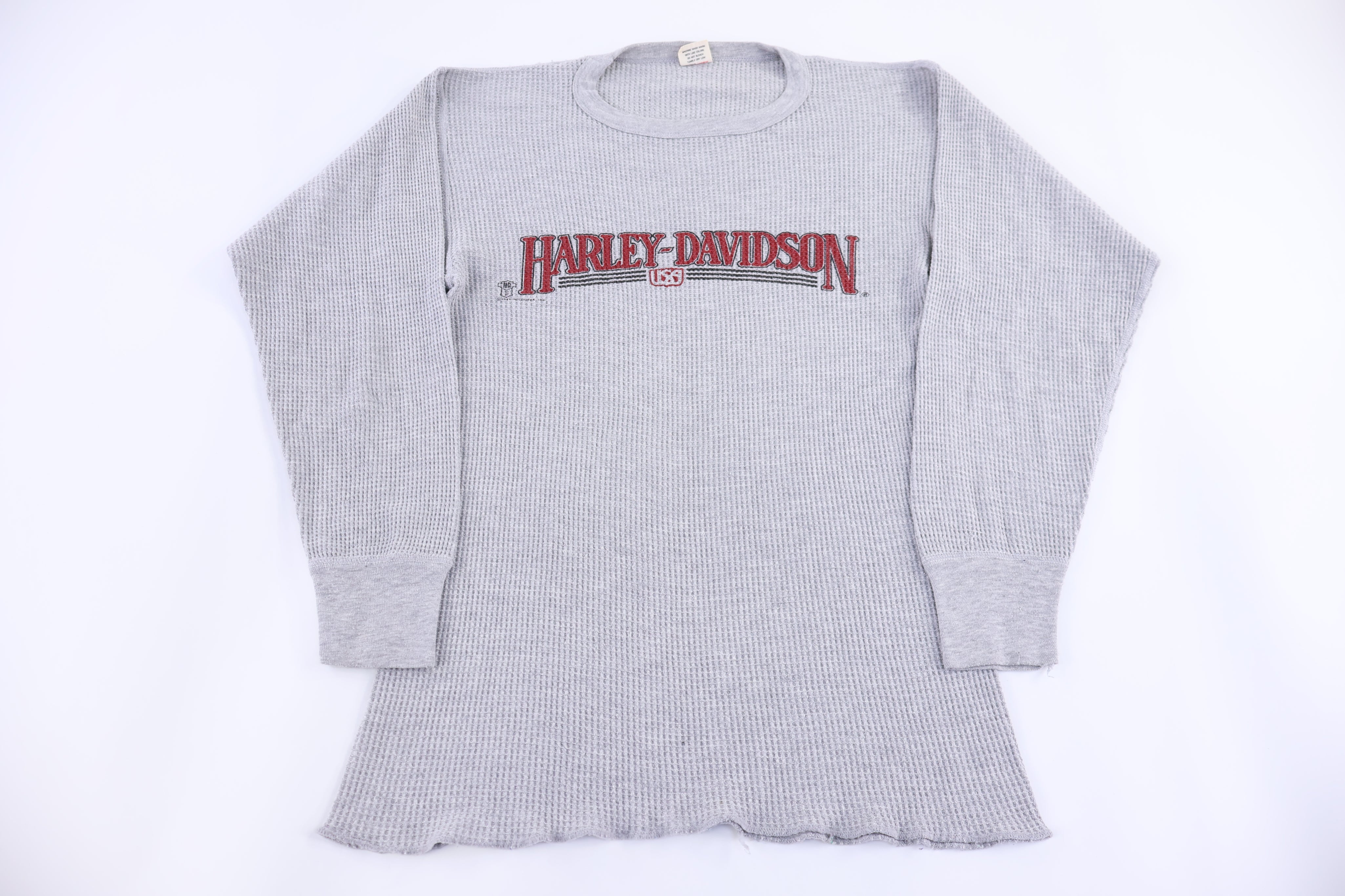 80's Harley Davidson Motorcycles Thermal LS T-shirt