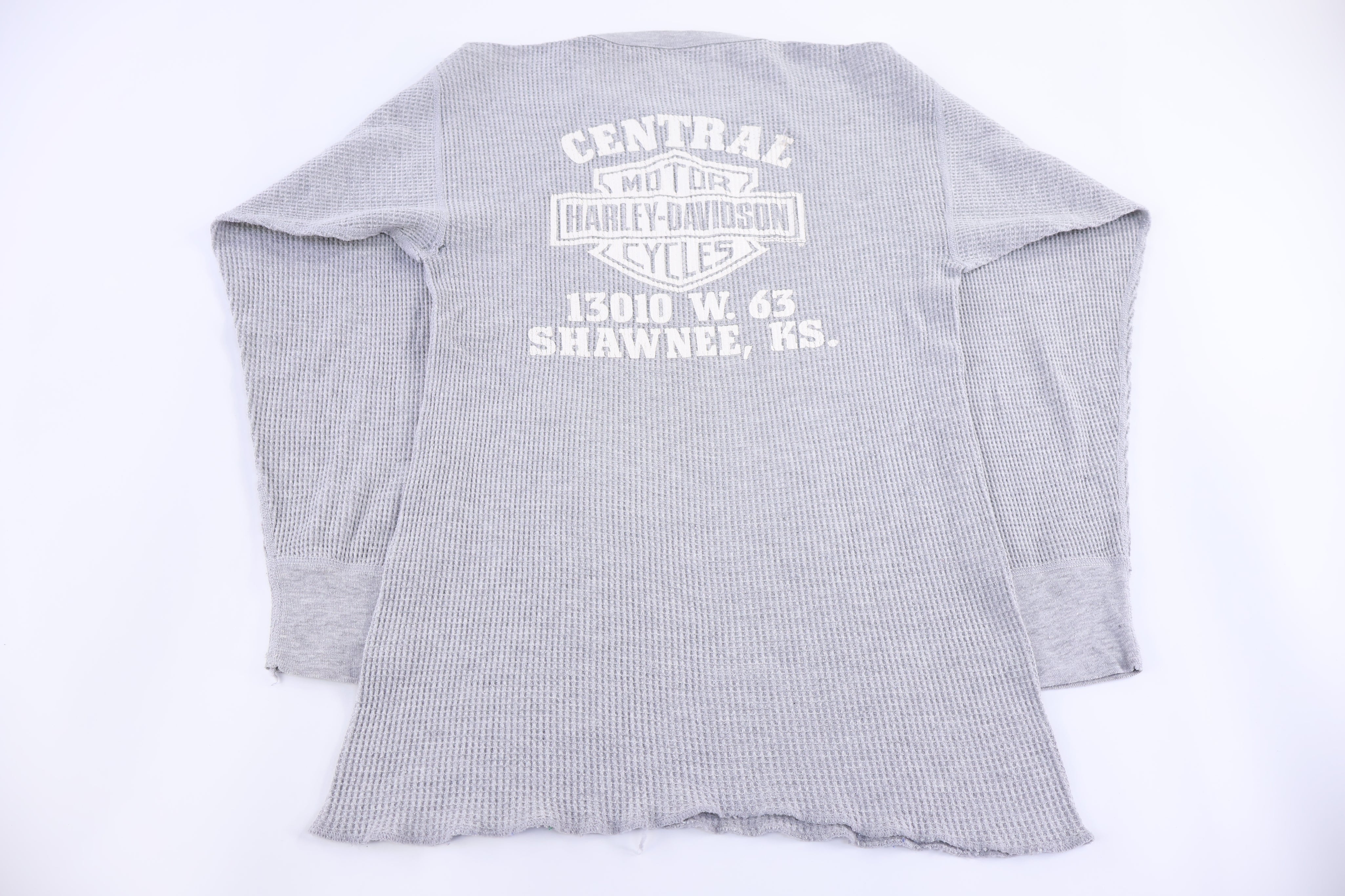 80's Harley Davidson Motorcycles Thermal LS T-shirt