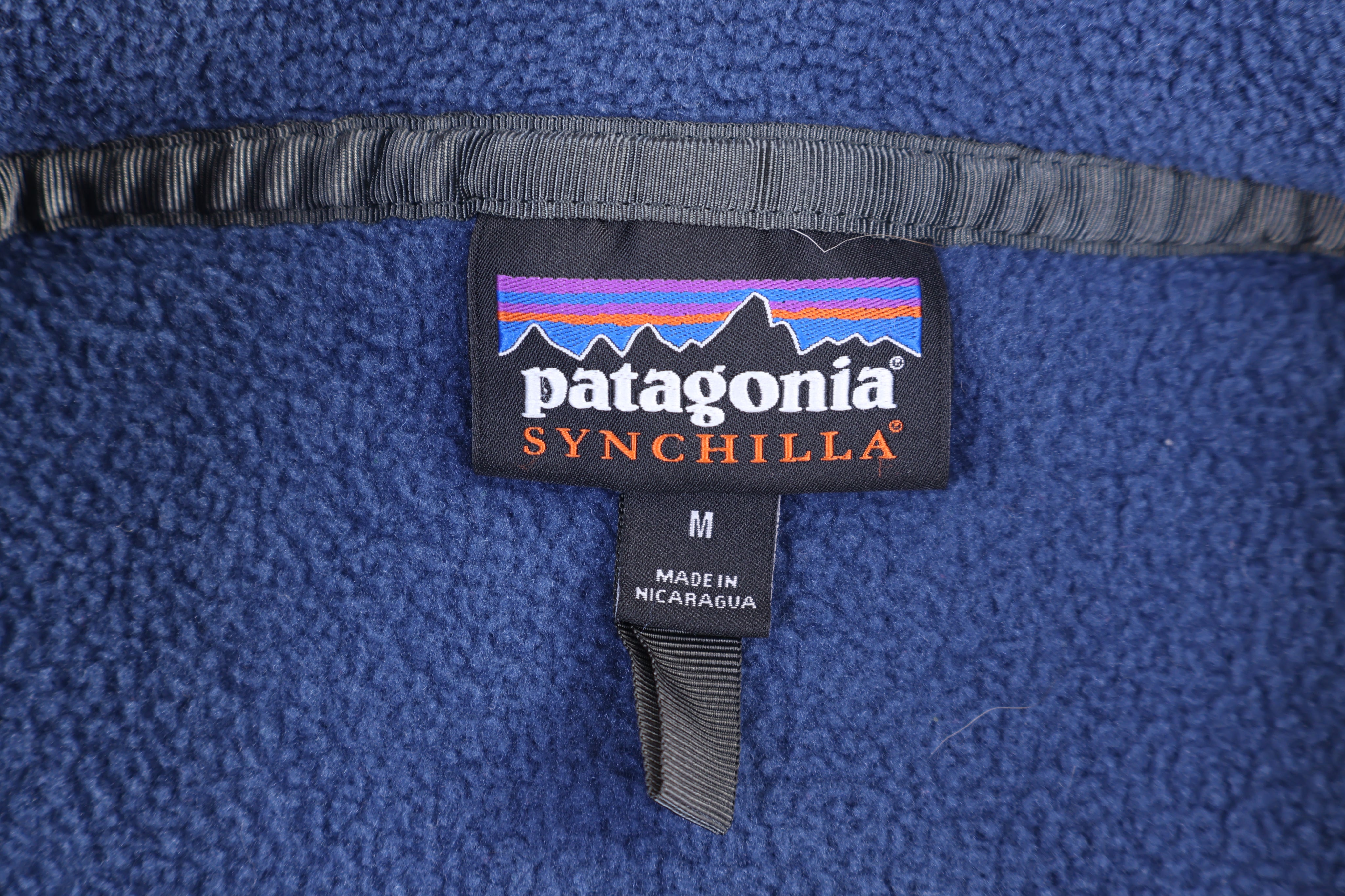 Patagonia Synchilla Logo Patch Snap-T Fleece Pullover