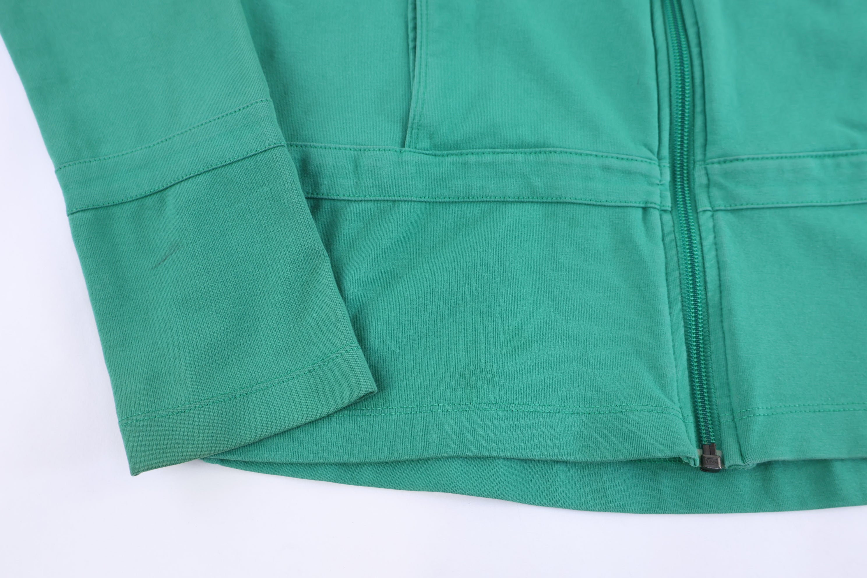 Women's Vintage Nike Green Full Zip Sweater