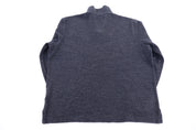 Polo Ralph Lauren Embroidered Logo Grey Quarter Zip Pullover