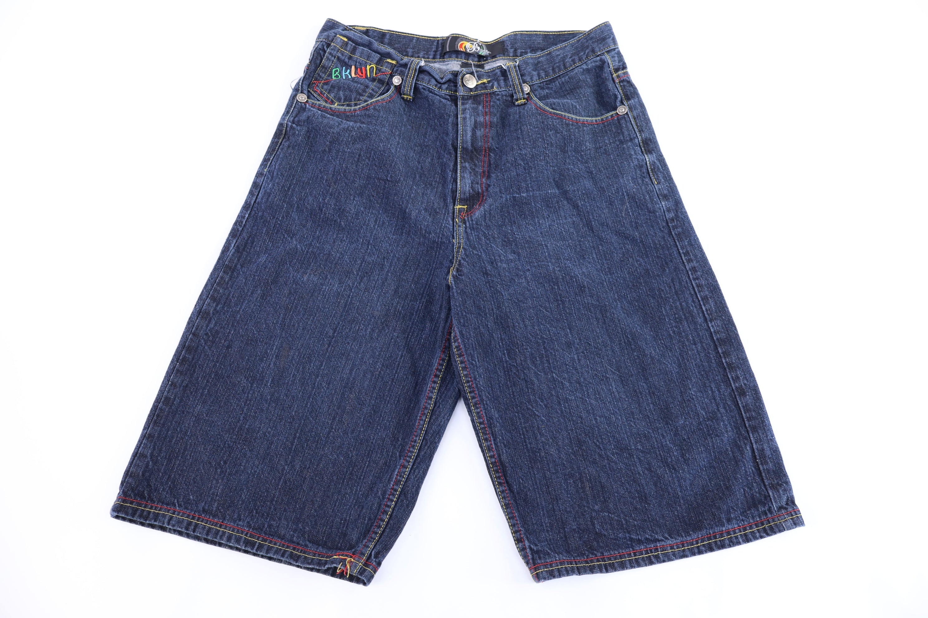 Brooklyn Xpress Dark Wash Denim Shorts