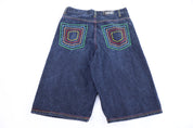 Brooklyn Xpress Dark Wash Denim Shorts