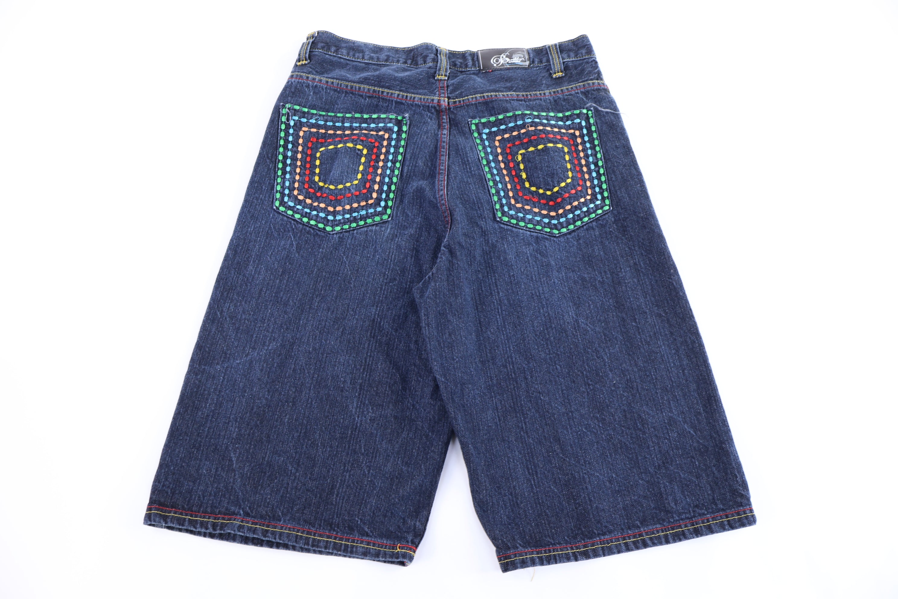 Brooklyn Xpress Dark Wash Denim Shorts