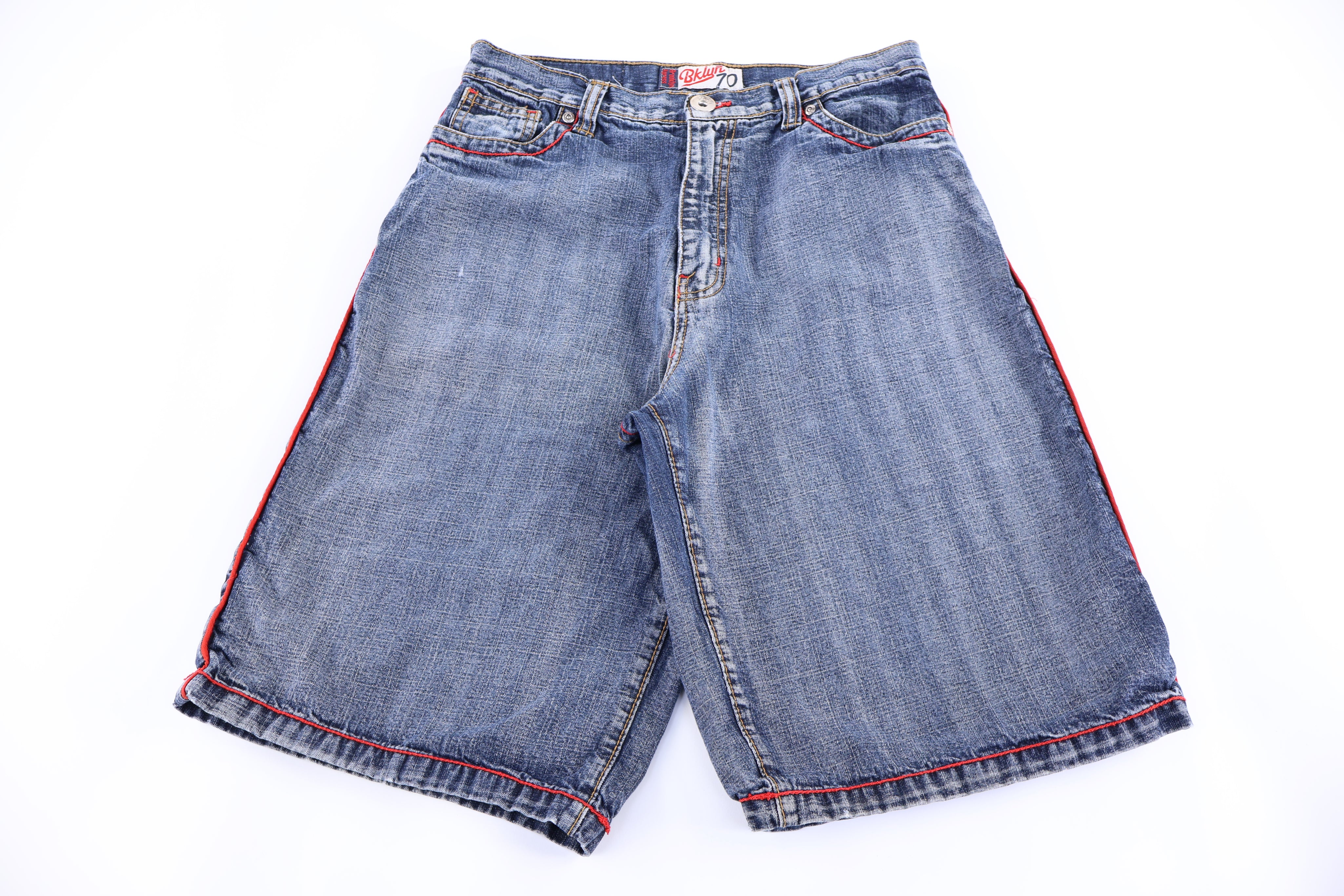 Brooklyn Xpress Dark Wash Denim Shorts