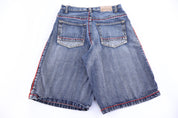 Brooklyn Xpress Dark Wash Denim Shorts
