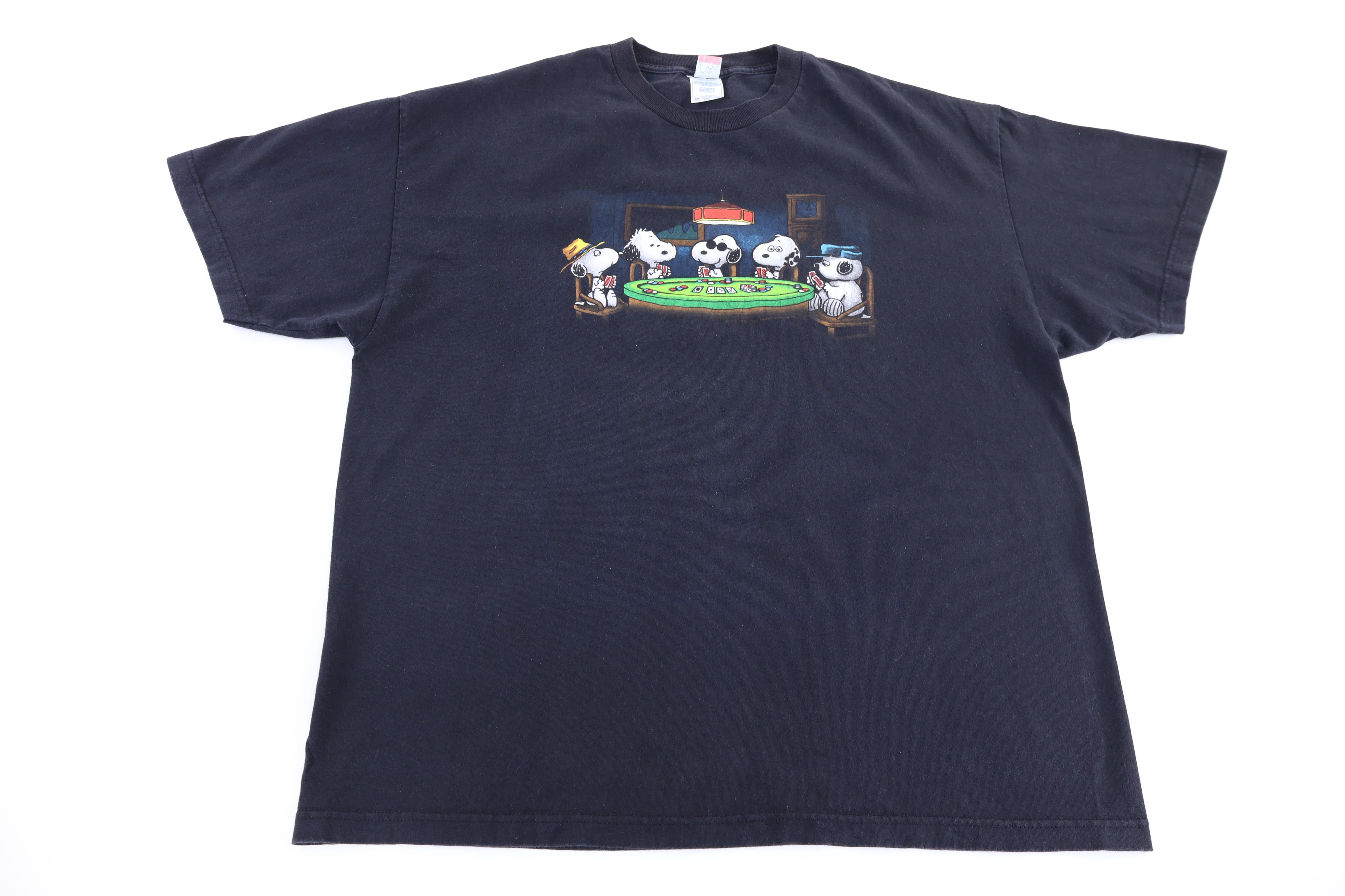 Vintage Peanuts Snoopy Poker Graphic T-shirt