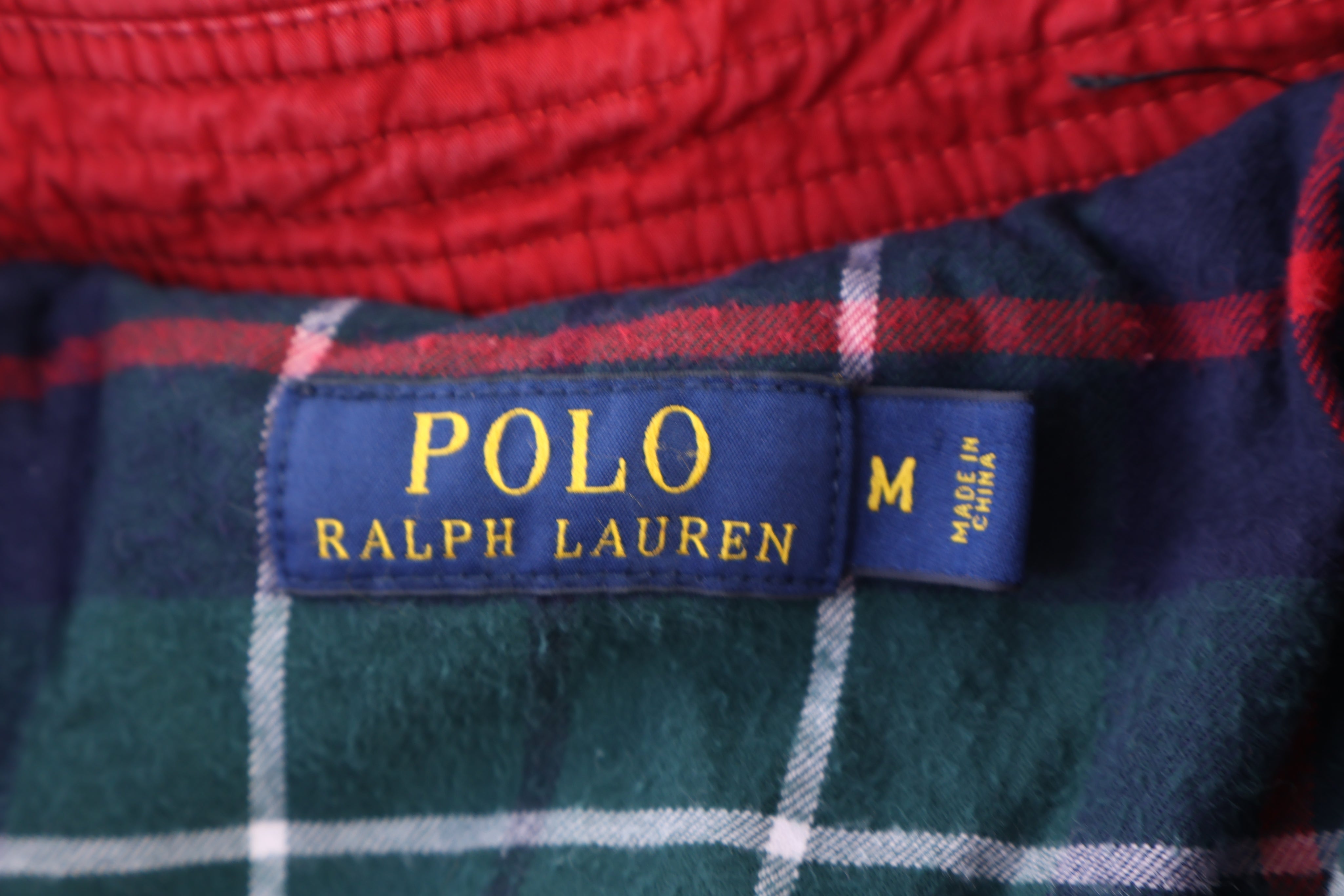 Polo Ralph Lauren Embroidered Logo Red Full Zip Jacket