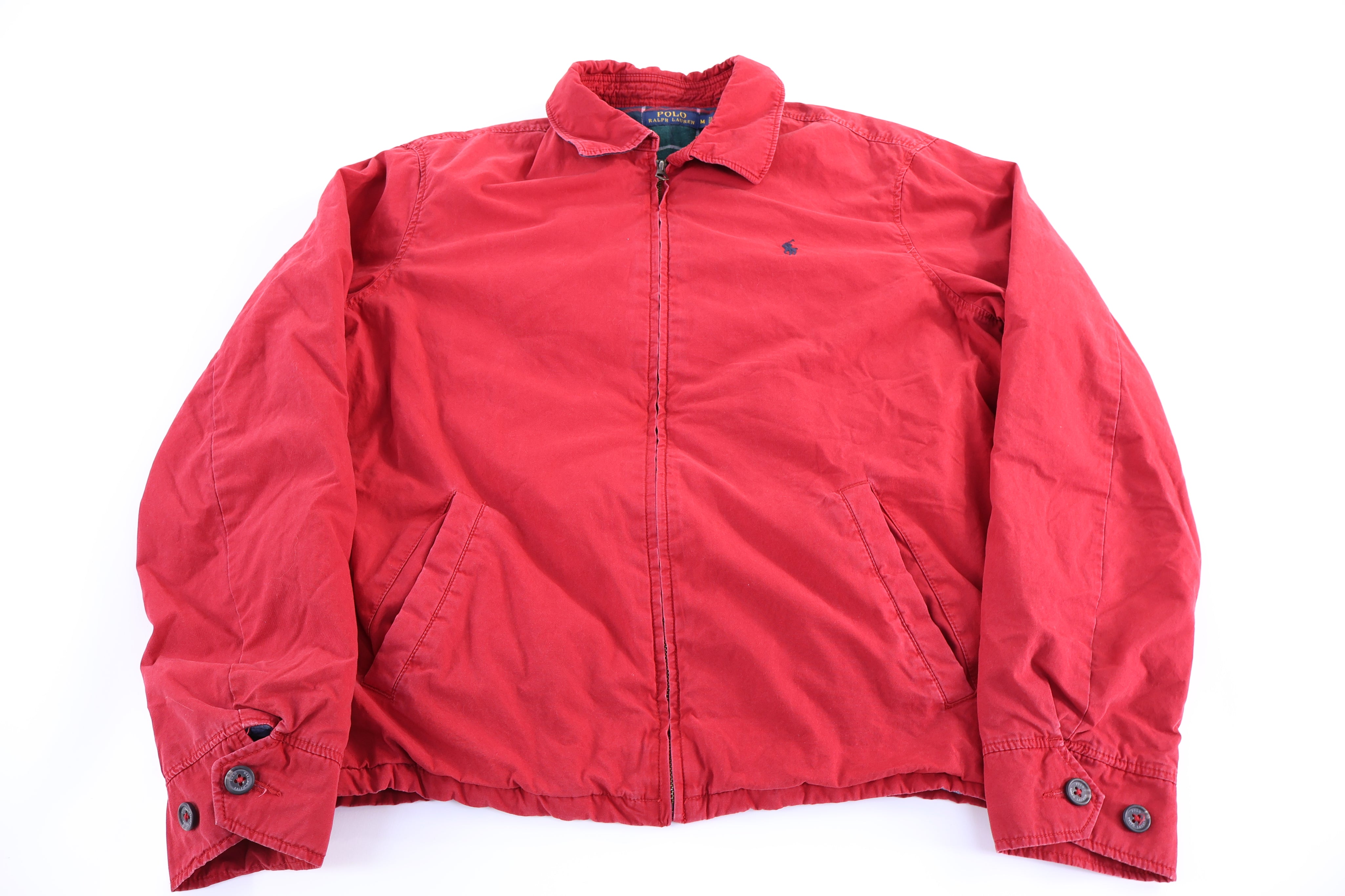Polo Ralph Lauren Embroidered Logo Red Full Zip Jacket