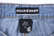 Rocawear Medium Wash Denim Shorts