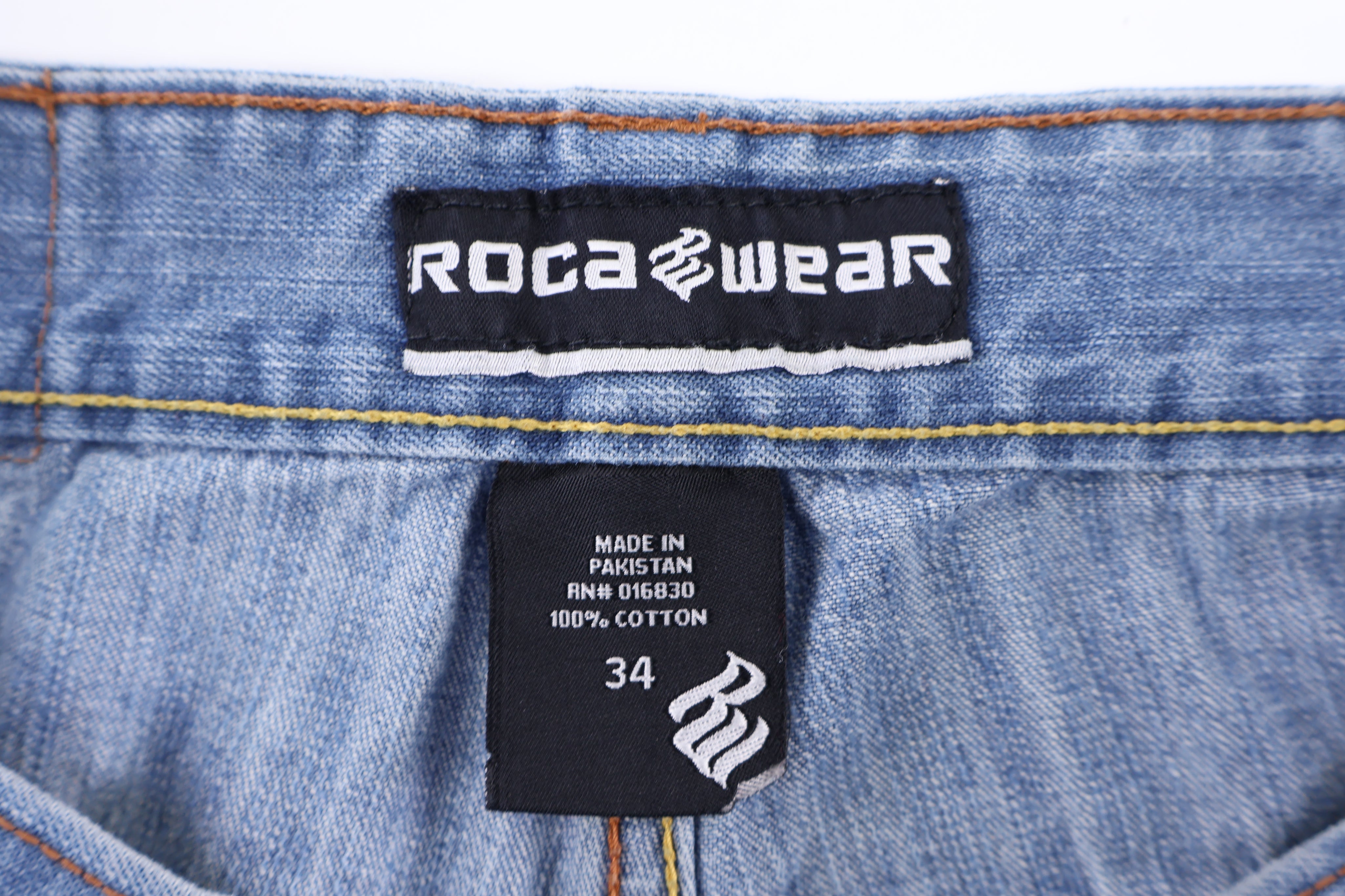 Rocawear Medium Wash Denim Shorts