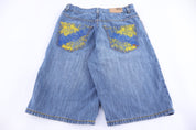 Rocawear Medium Wash Denim Shorts